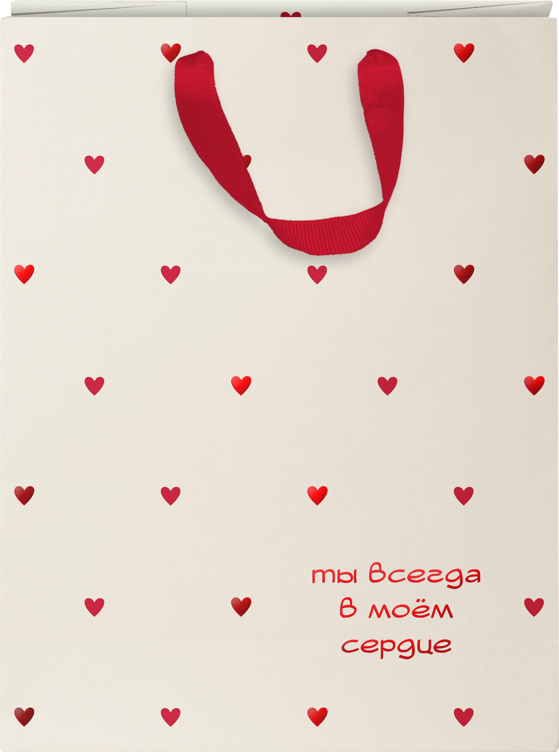 Изображение товара Подарочный пакет CITY HOME TRADE Red Passion премиум 18x22,7см