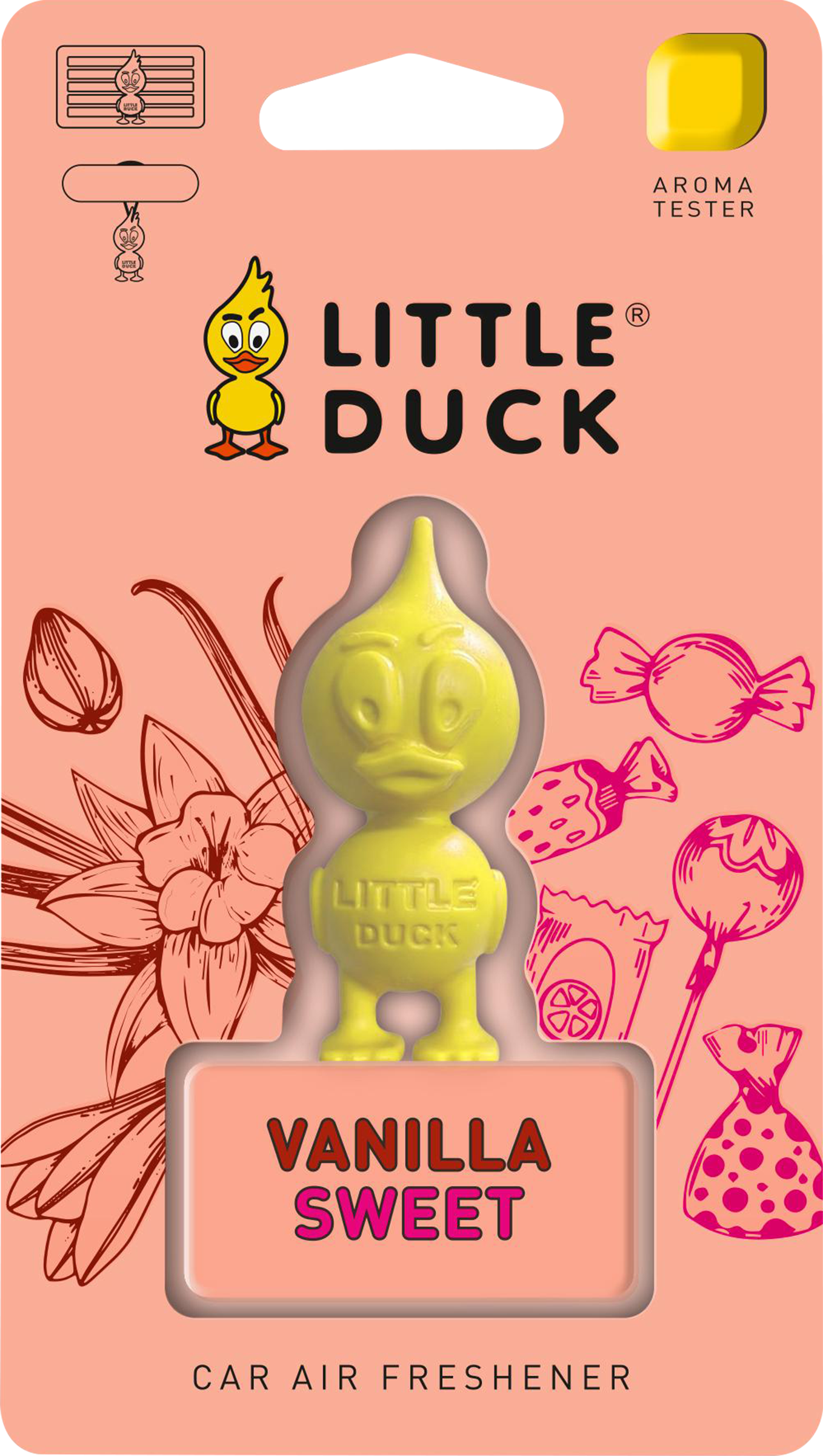 Изображение товара Ароматизатор автомобильный MIODORE Little Duck 3D-Polymer для салона авто