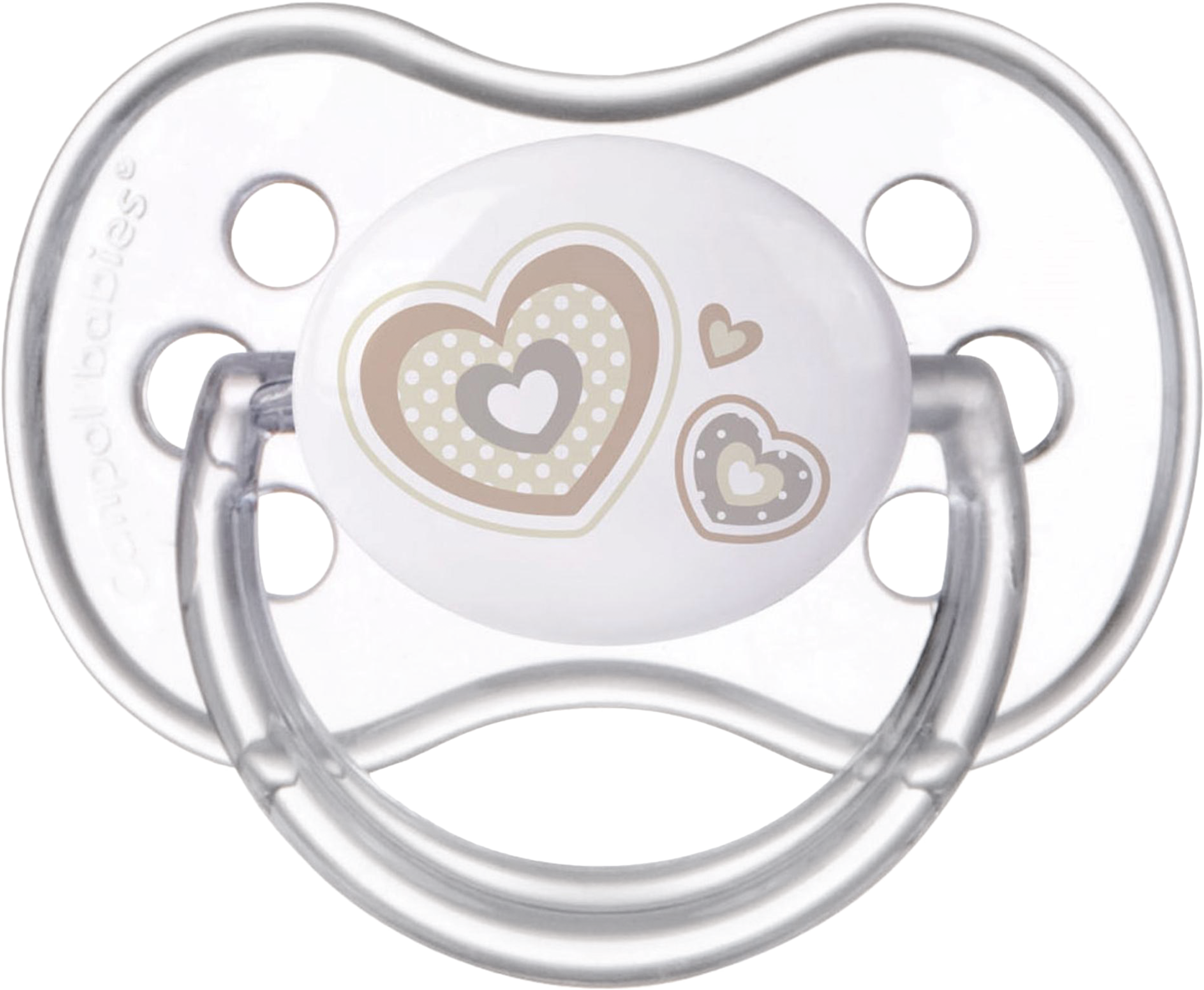 Изображение товара Пустышка CANPOL BABIES Newborn baby силикон симметричная бежевая 0 месяцев комплект 3 шт.