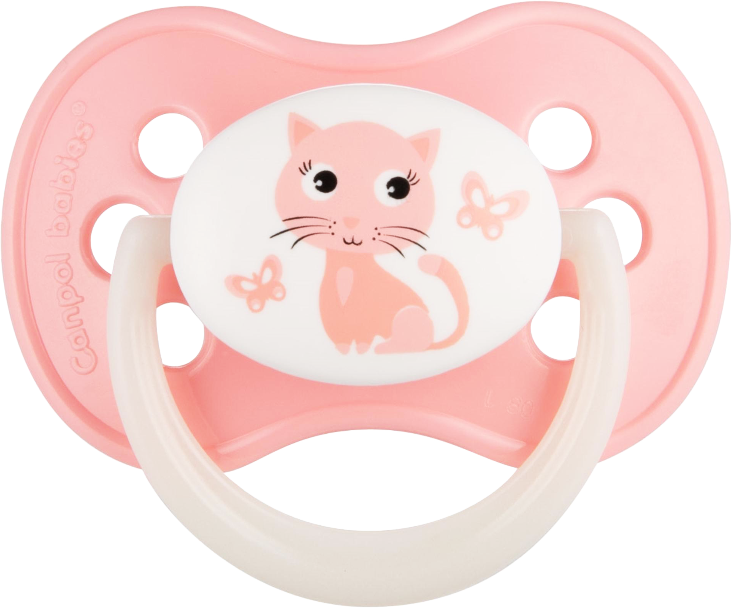 Изображение товара Пустышка CANPOL BABIES Cherry Animals латексная для малышей с 0 месяцев