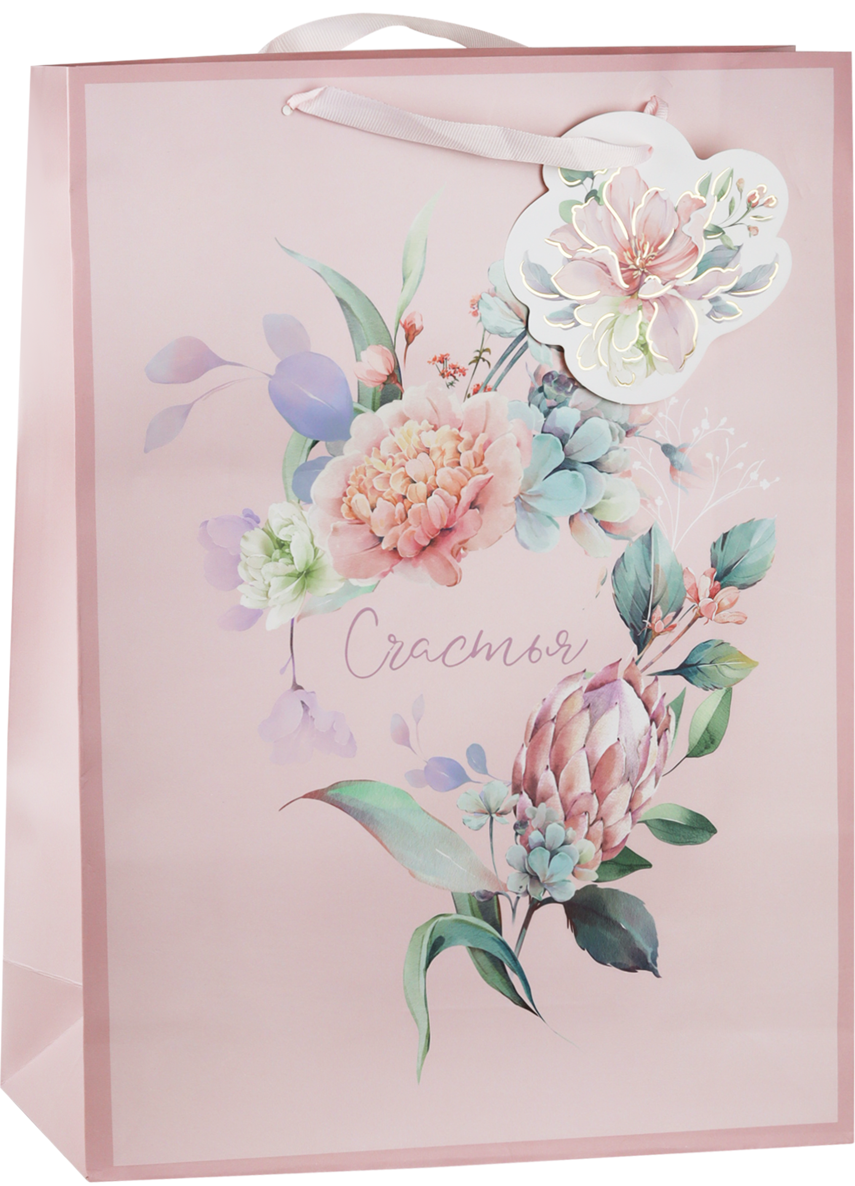 Изображение товара Подарочный пакет CITY HOME TRADE Special Flower премиум 41х31х12см для подарков