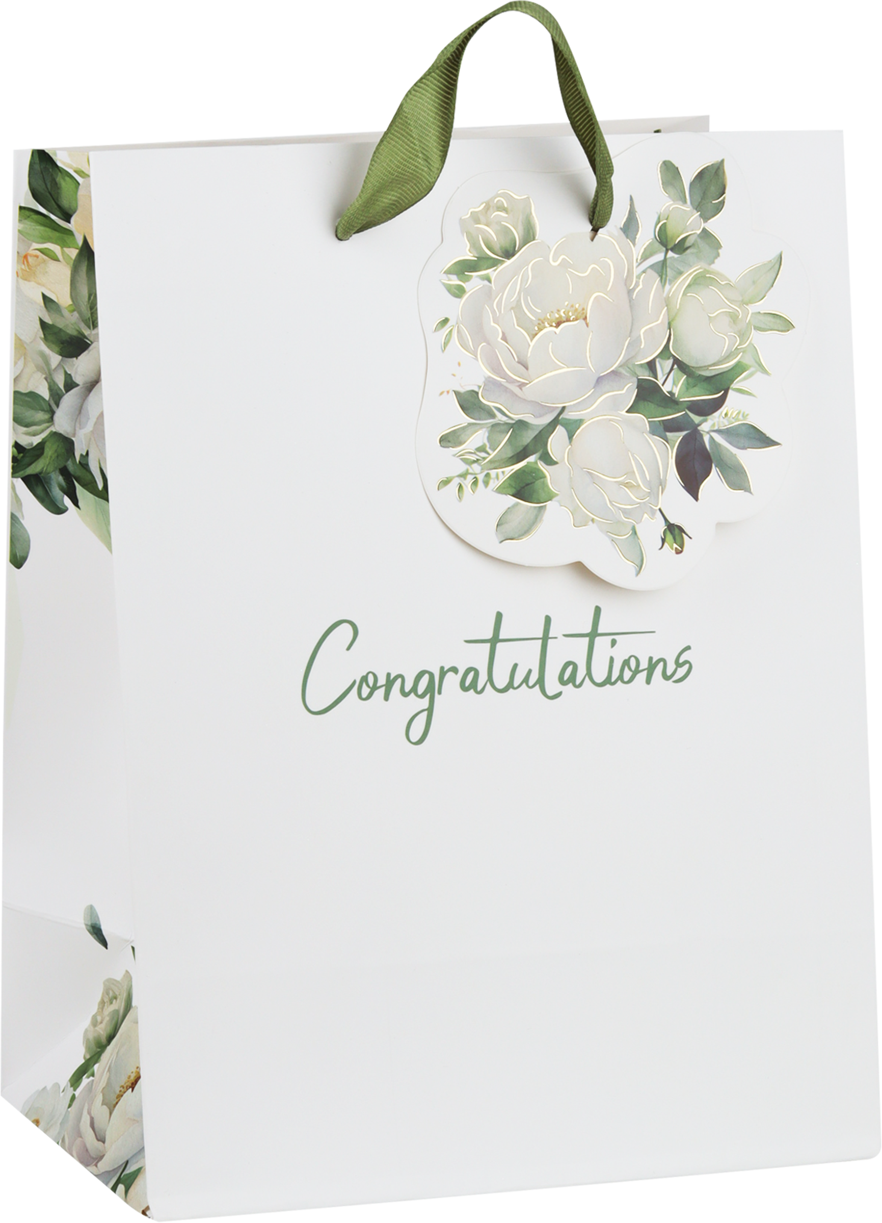 Изображение товара Подарочный пакет CITY HOME TRADE Peony премиум 22,7х18х10см