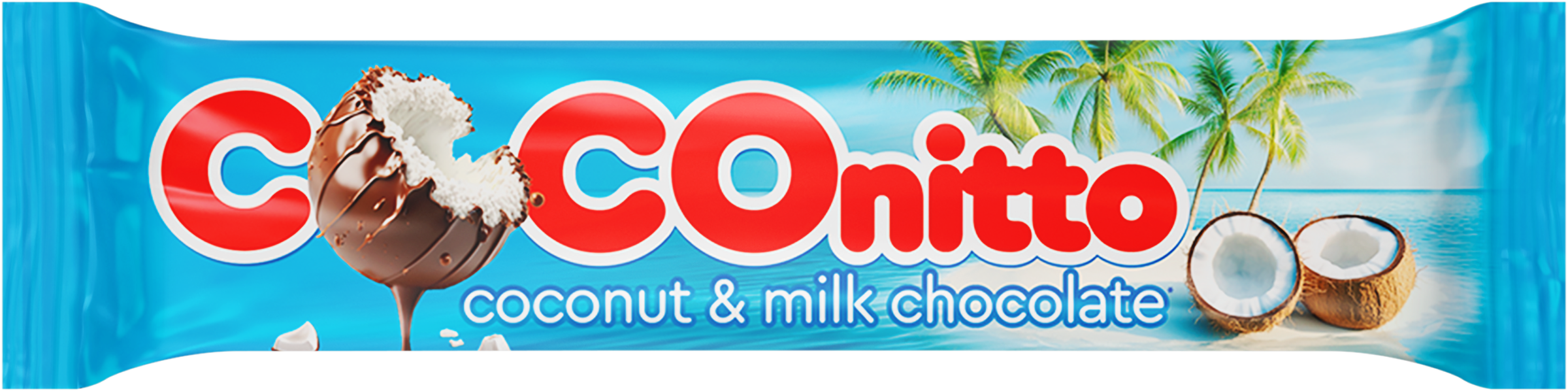 Изображение товара Батончик COCONITTO Кокосовый ванильно-сливочный глазированный 50г