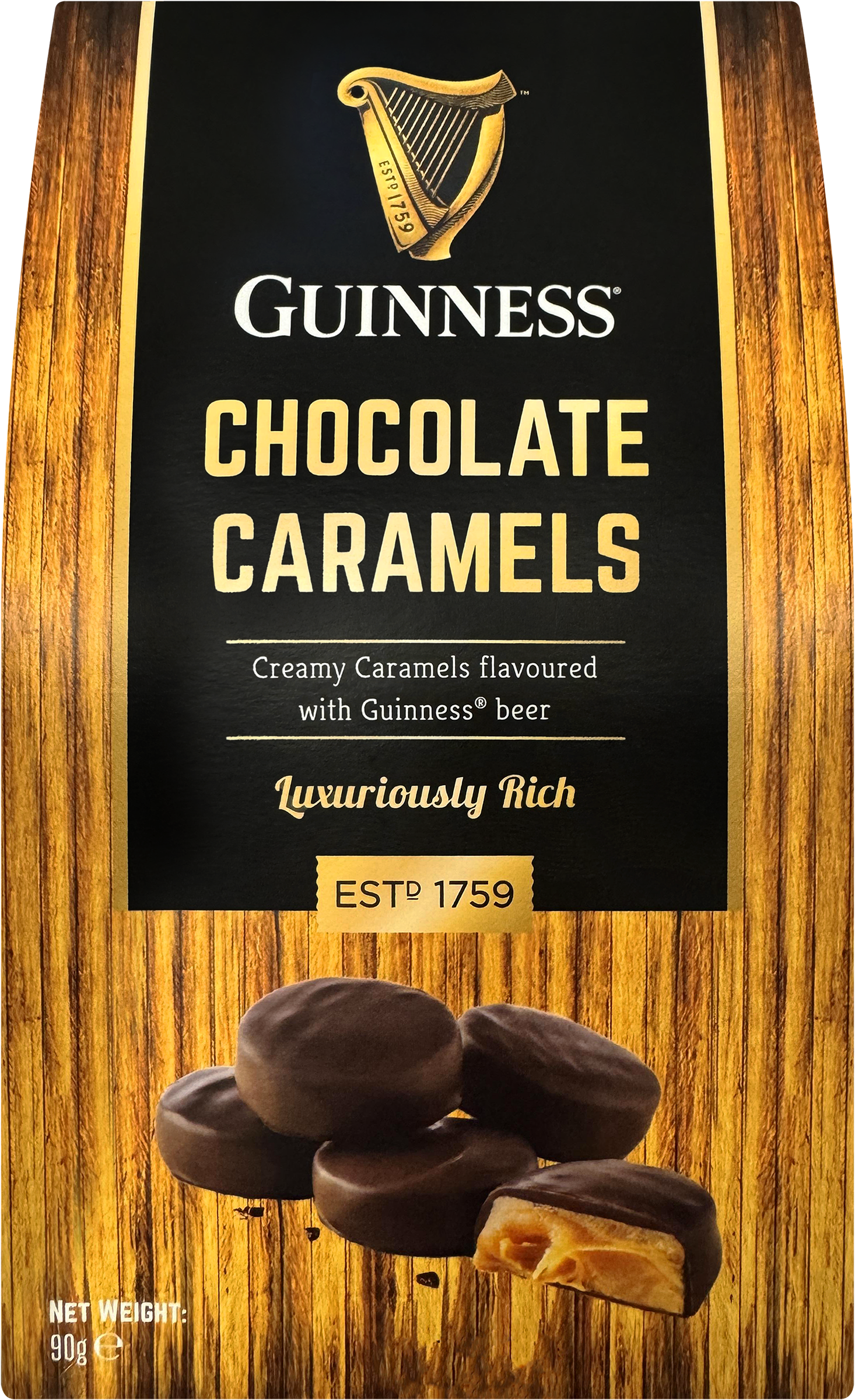 Изображение товара Карамель GUINNESS со вкусом Гиннесс в шоколадной глазури, 90г