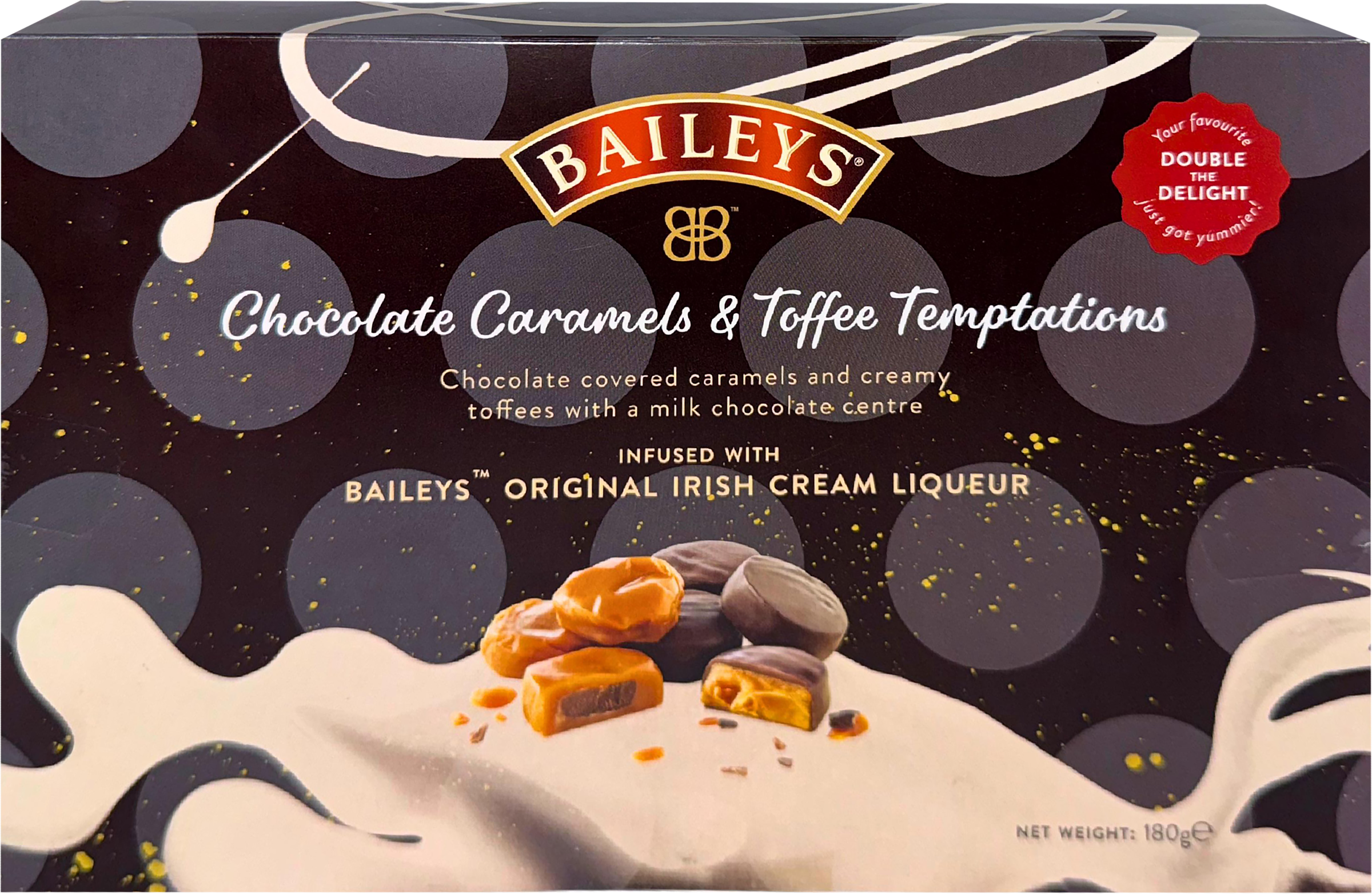 Изображение товара Карамель BAILEYS Тоффи в шоколадной глазури 180г с ликером Бейлиз