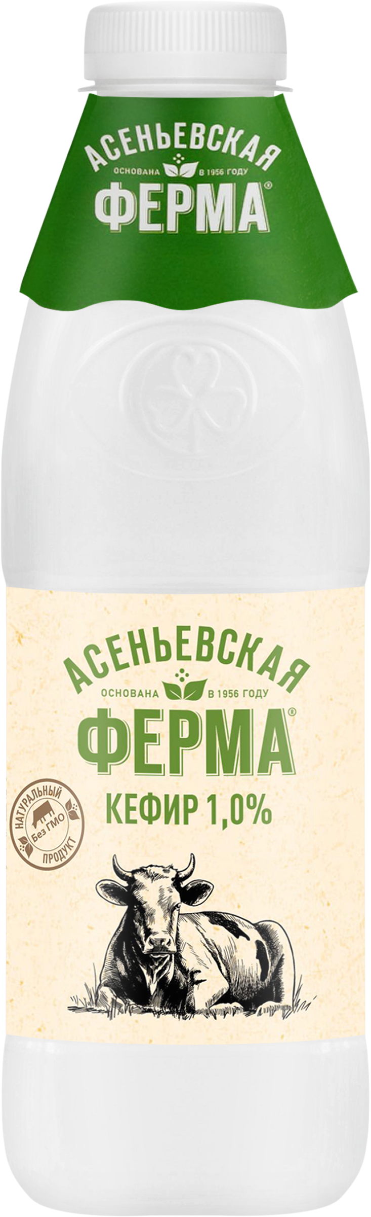Изображение товара Кефир АСЕНЬЕВСКАЯ ФЕРМА 1% натуральный полезный кисломолочный напиток 900г