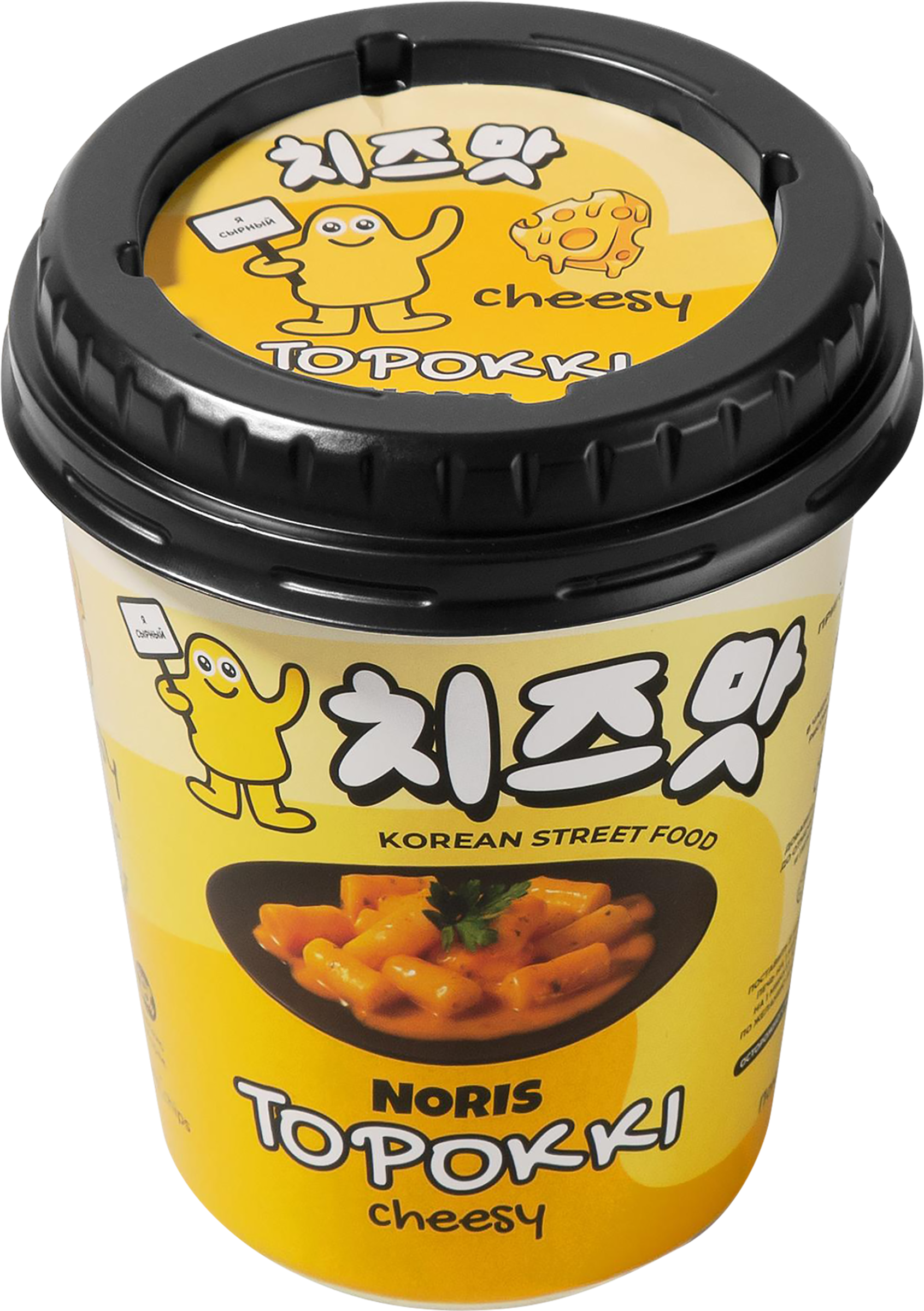 Изображение товара Рисовые палочки NORIS Топокки с сыром 50 г азиатская закуска