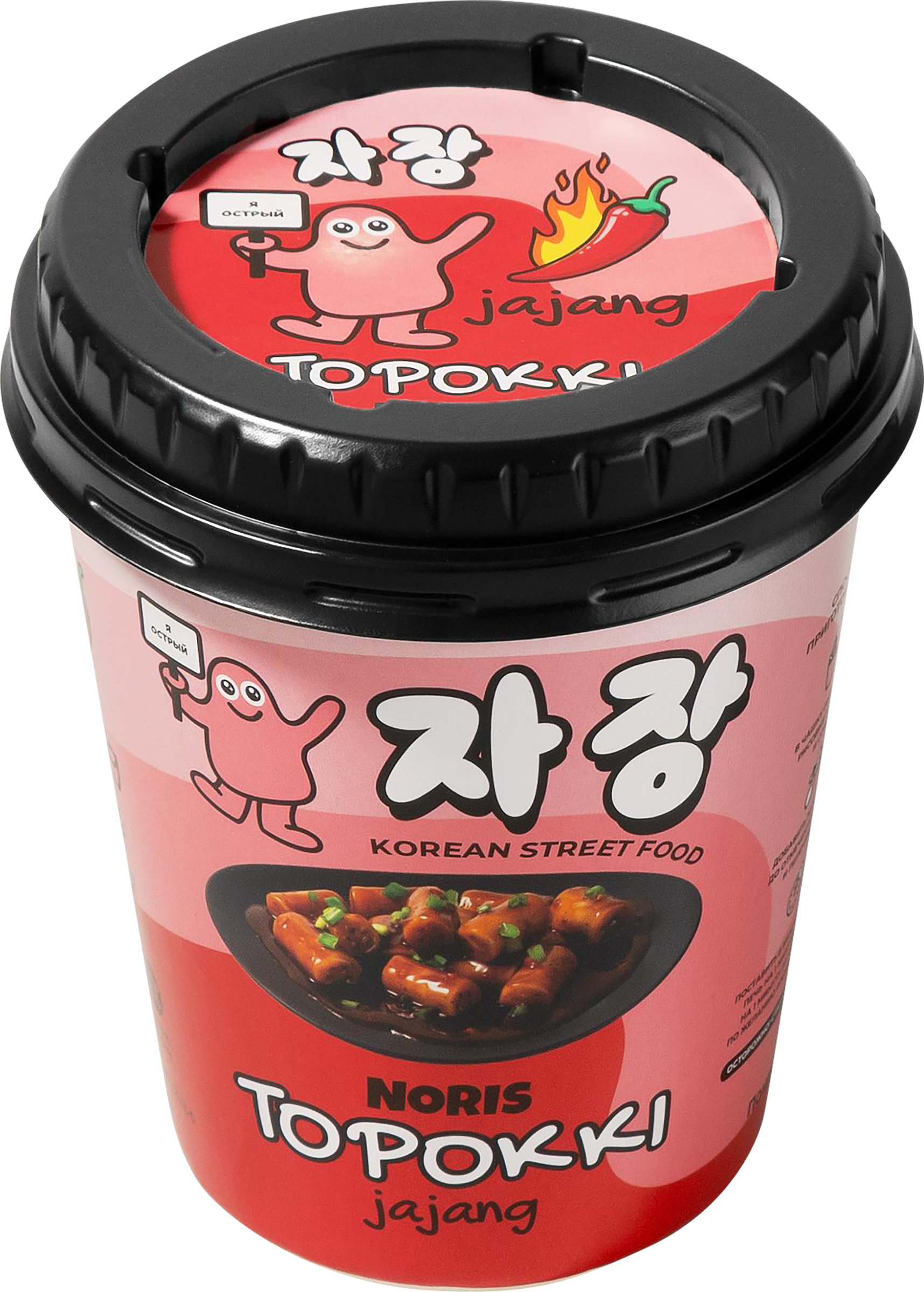 Изображение товара Рисовые палочки NORIS Топокки с соусом джаджанг 250 г корейский продукт