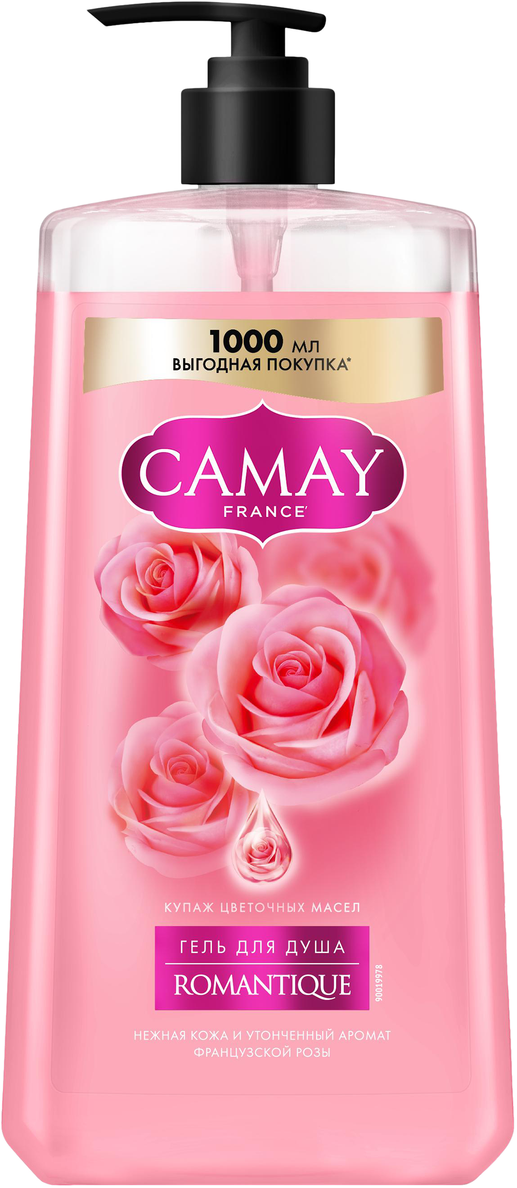 Изображение товара Гель для душа CAMAY Романтик - мягкое очищение и свежесть тела