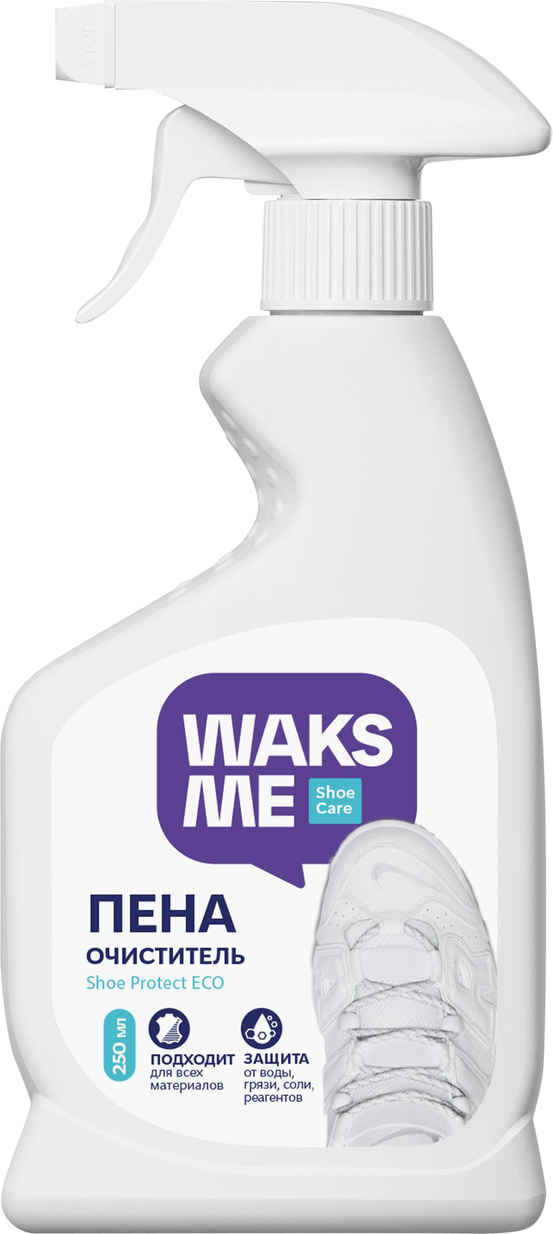 Изображение товара Пена-очиститель WAKSME Sneaker Foam для кроссовок и рантов, 250мл