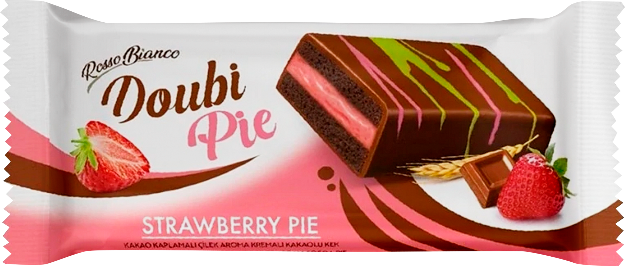 Изображение товара Кекс BEYOGLU Doubi Pie шоколадный с клубничной начинкой, 40г