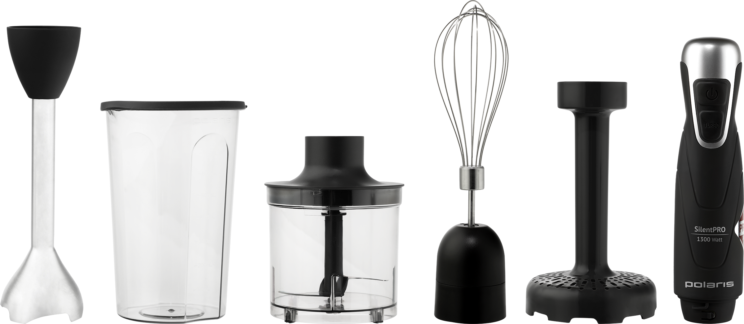 Изображение товара Блендер POLARIS SilentPRO: в 2 раза тише, двойная защита двигателя, Арт. PHB 1380 Silent 1820