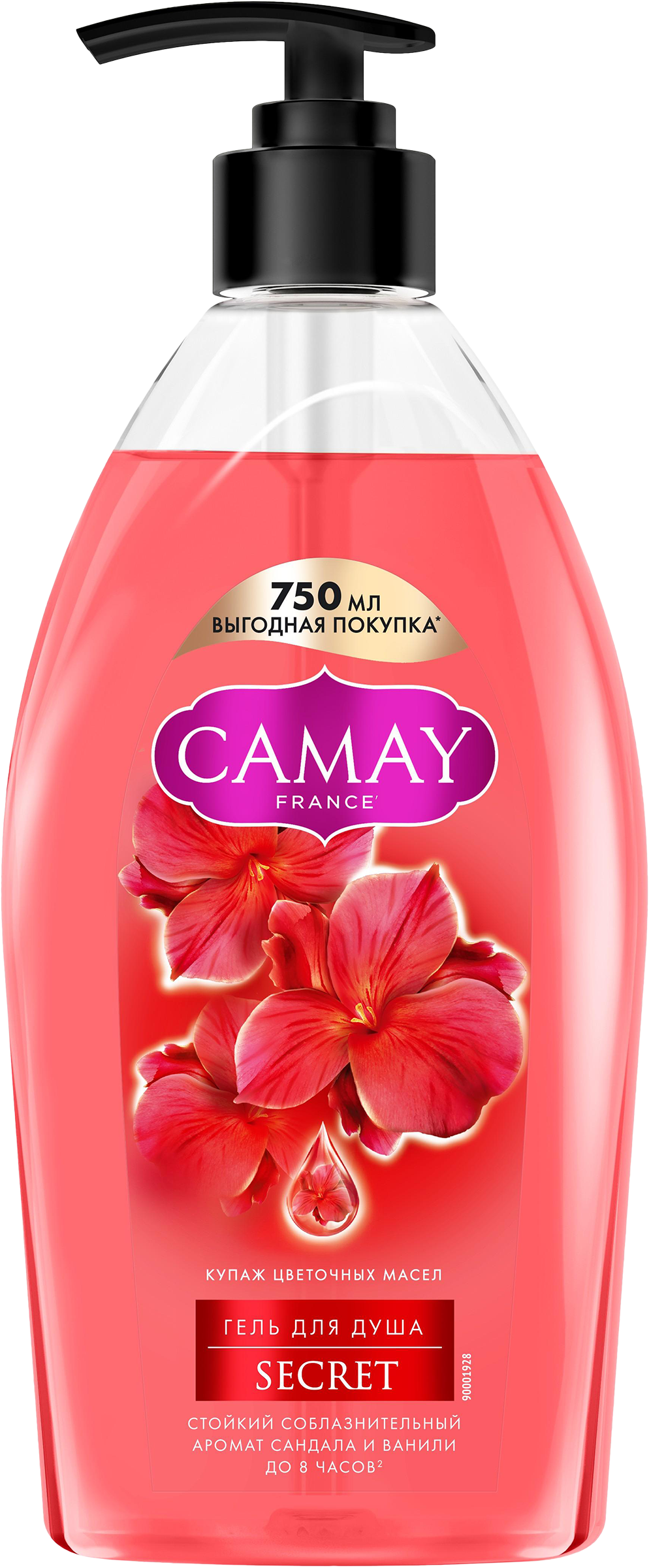 Изображение товара CAMAY Secret Тайное блаженство гель для душа 750 мл