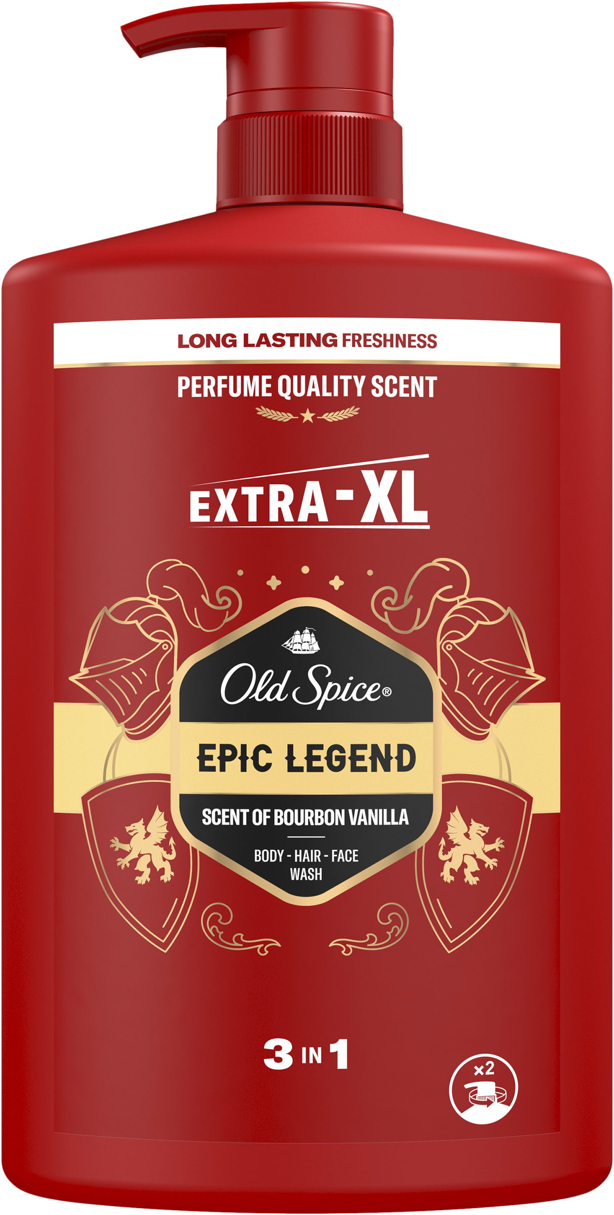 Изображение товара Гель для душа и шампунь мужскойOLD SPICE Epic legend 3в1, 1000мл