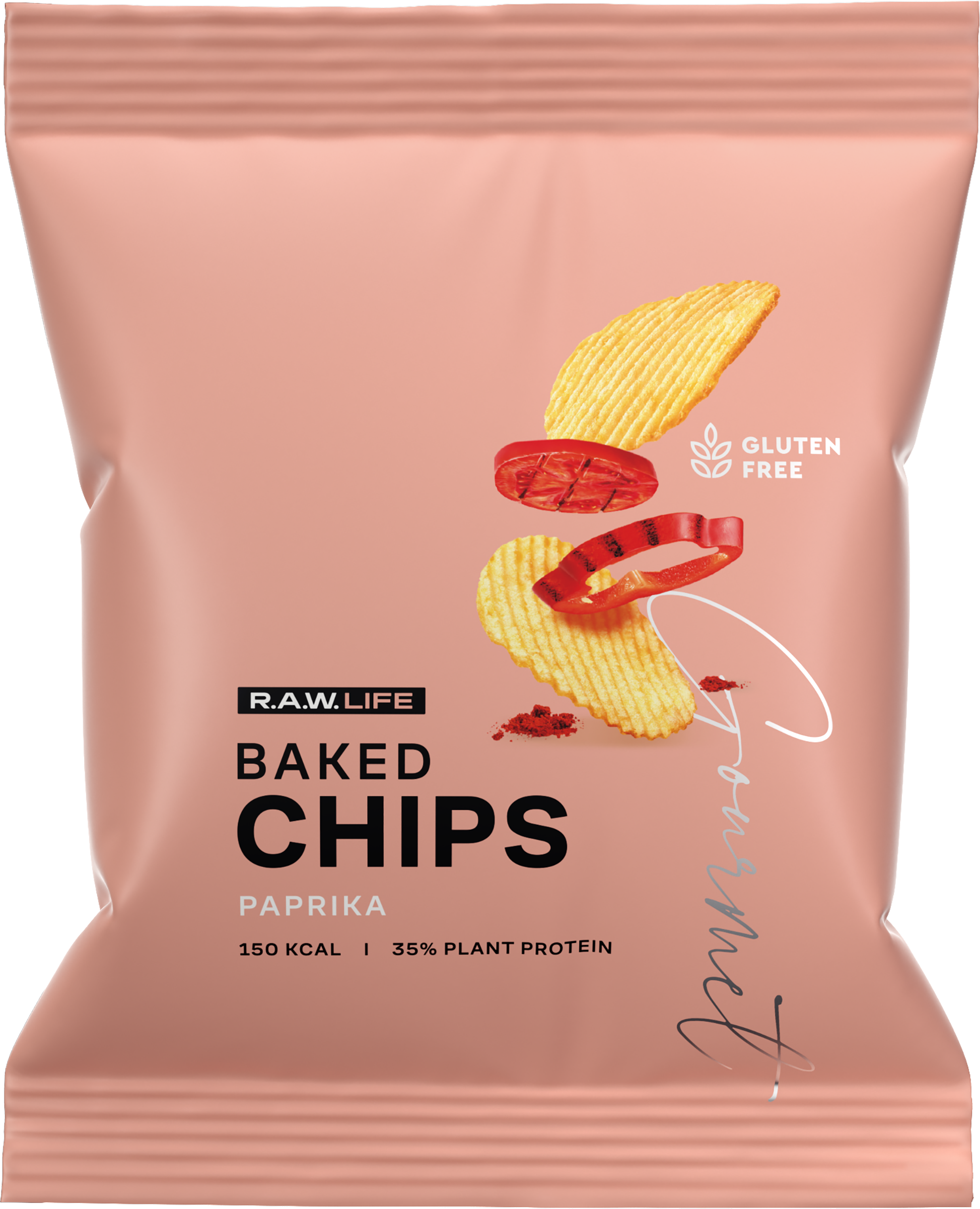 Изображение товара R.A.W. LIFE Baked чипсы рисовые Паприка и томаты, 35г