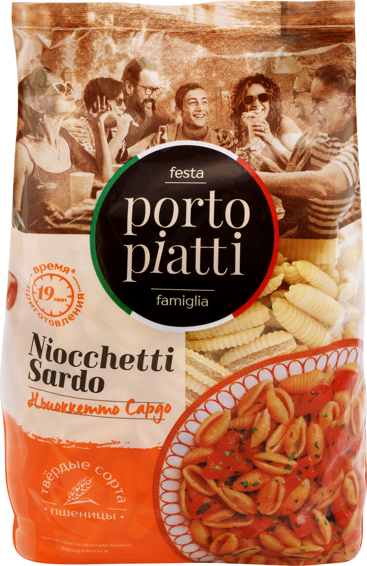 Изображение товара Макароны PORTO PIATTI Ньиоккетто Сардо, 400г