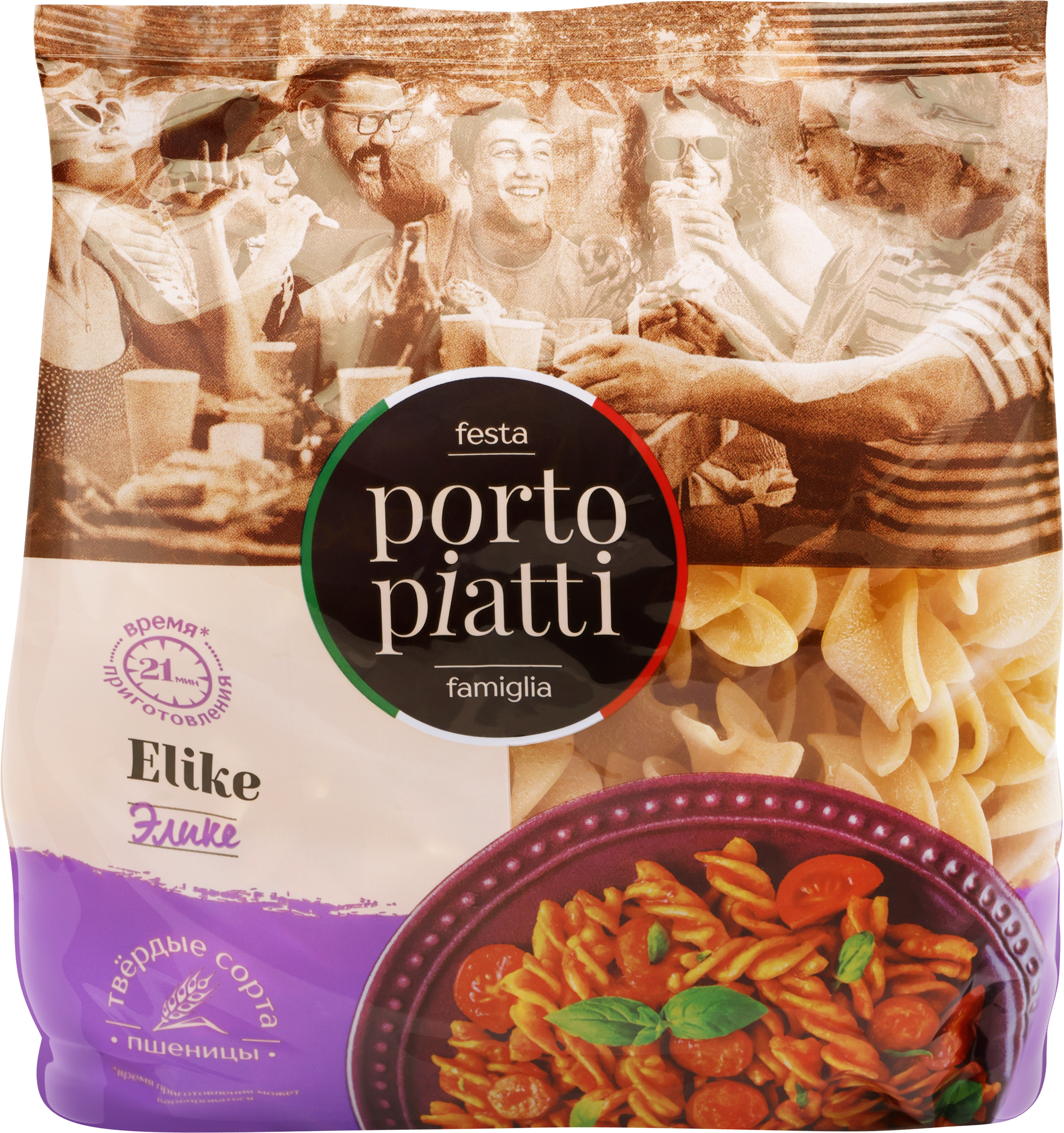 Изображение товара Макароны PORTO PIATTI Элике, 400г