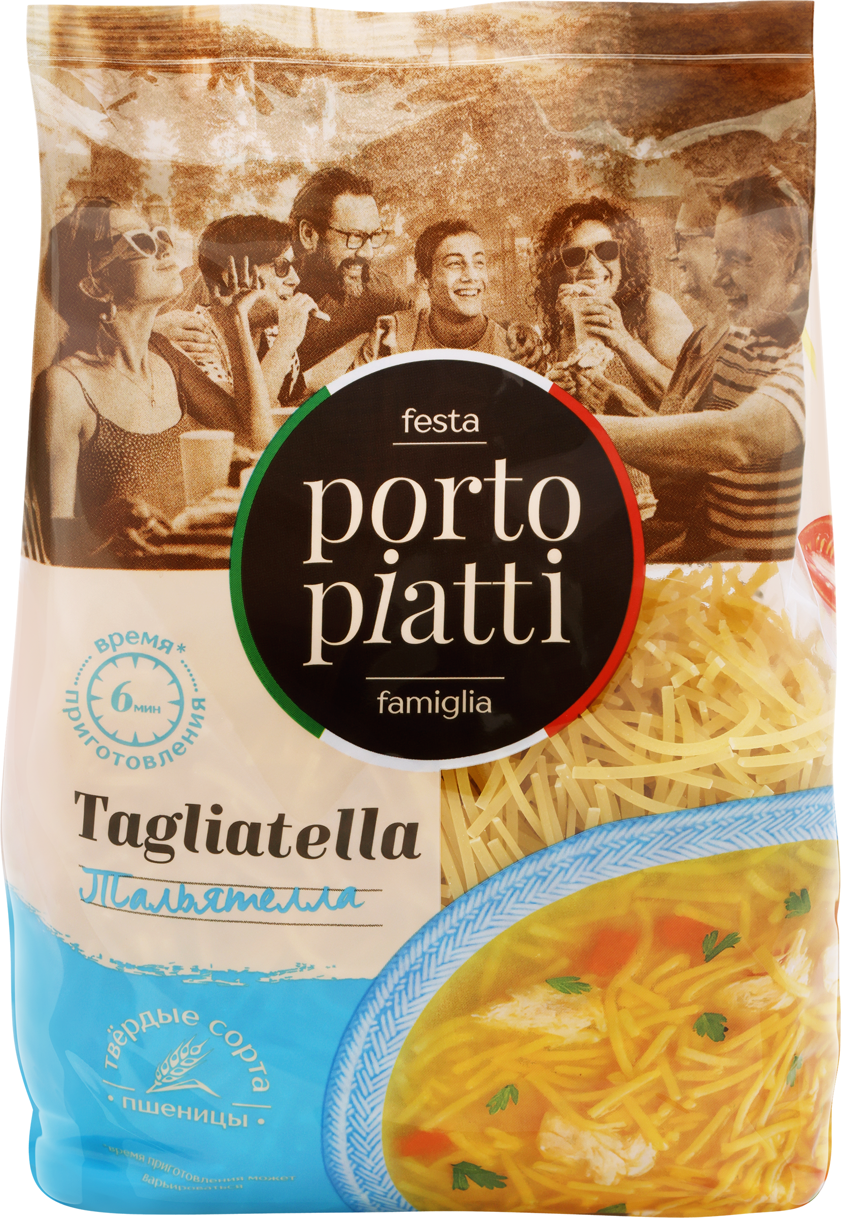 Изображение товара Макароны PORTO PIATTI Тальятелла, 400г