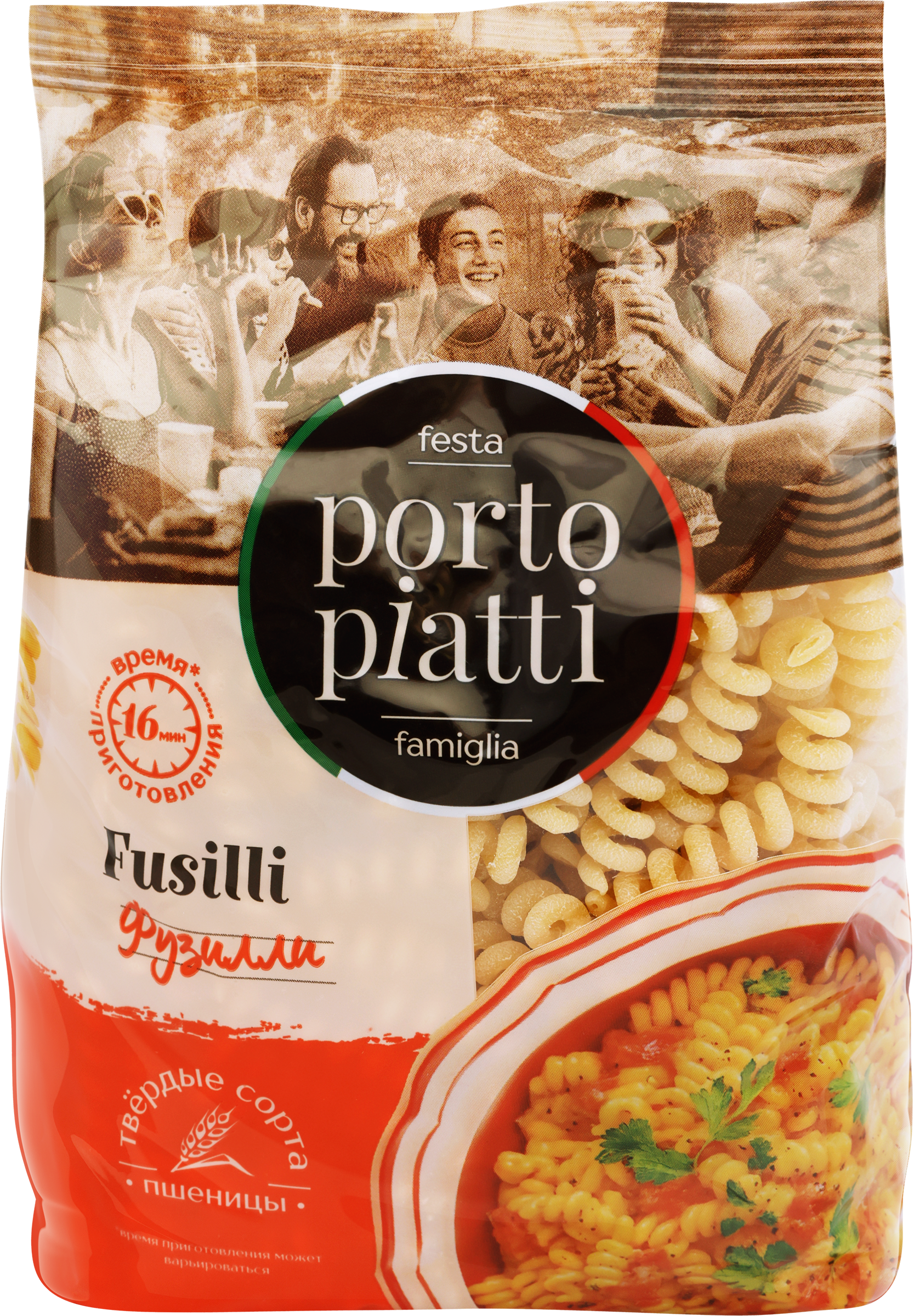 Изображение товара Макароны PORTO PIATTI Фузилли, 400г