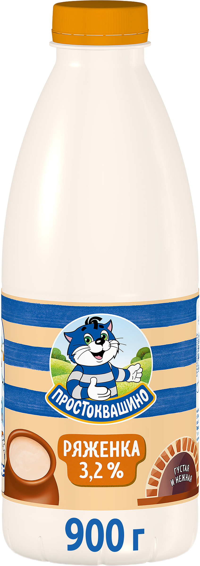 Изображение товара Ряженка ПРОСТОКВАШИНО 3,2%, без змж, 900г