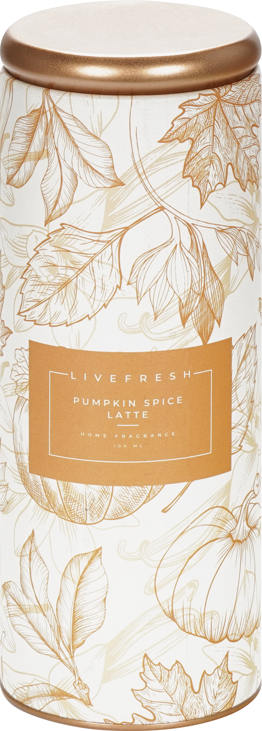 Изображение товара Диффузор ароматический ЛИВФРЕШ Пряный тыквенный латте, 100мл