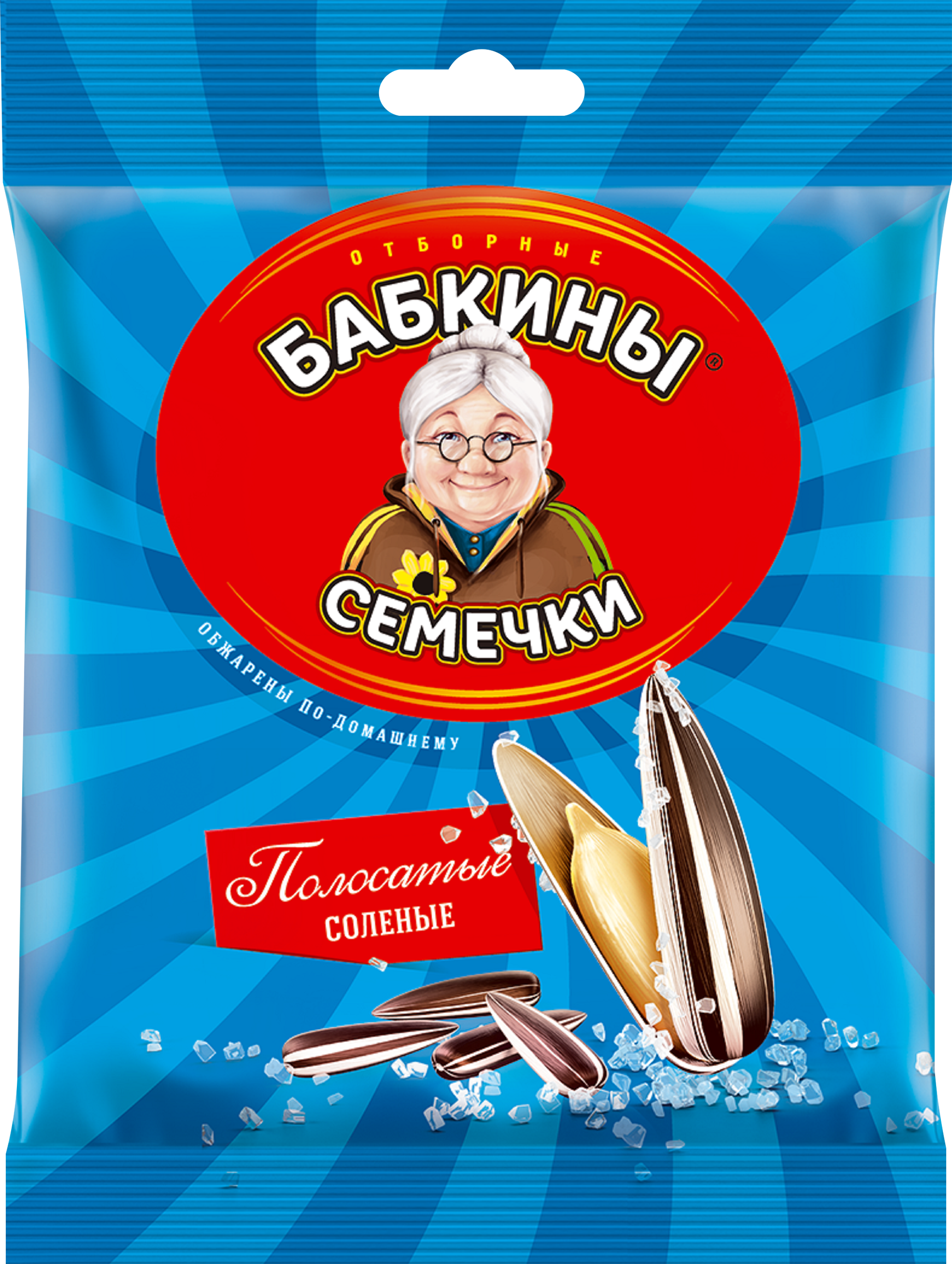 Изображение товара Семечки БАБКИНЫ СЕМЕЧКИ Полосатые соленые, 90г Изображение товара Семечки БАБКИНЫ СЕМЕЧКИ Полосатые соленые, 90г