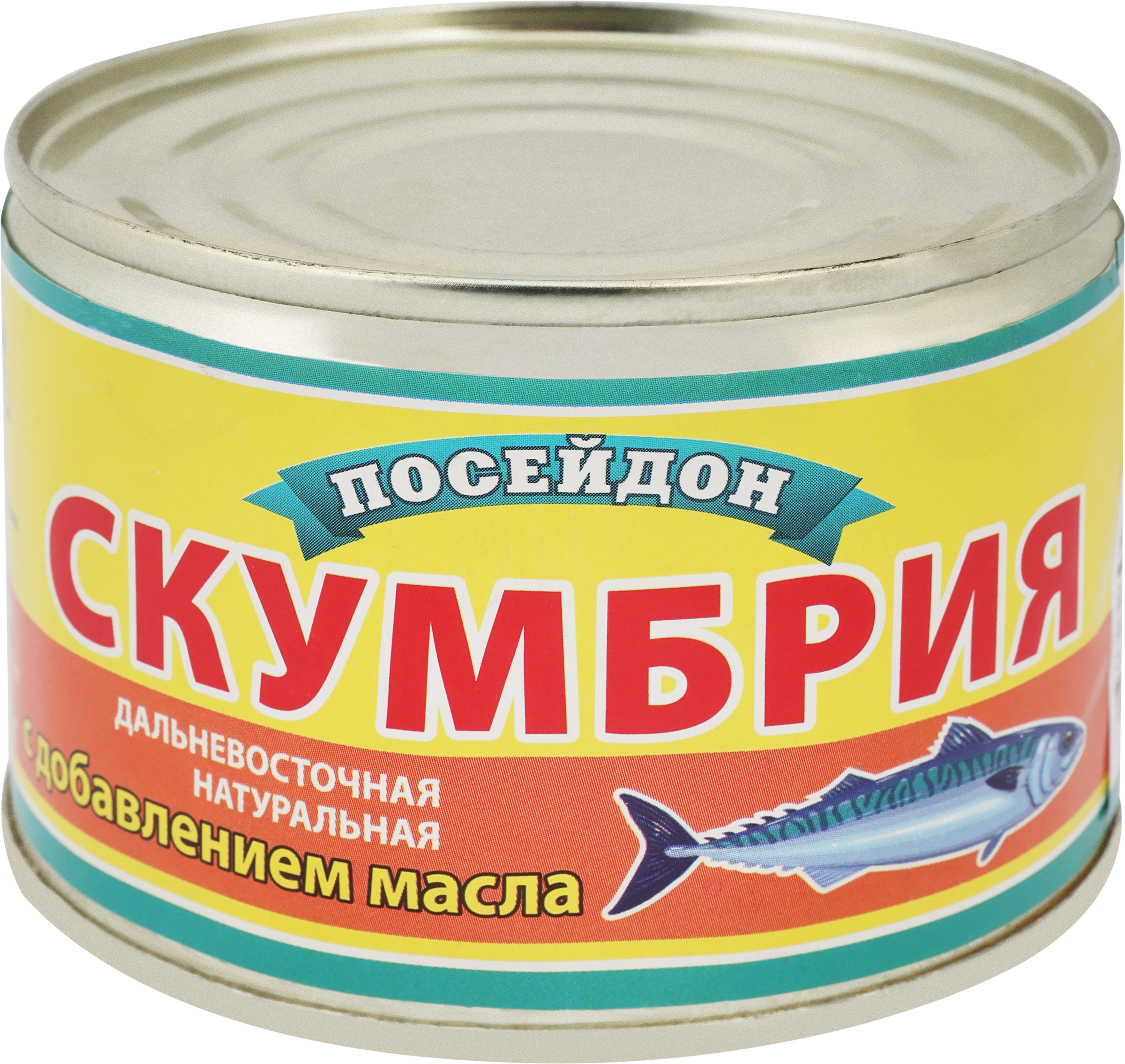 Изображение товара Скумбрия натуральная с добавлением масла, 230г