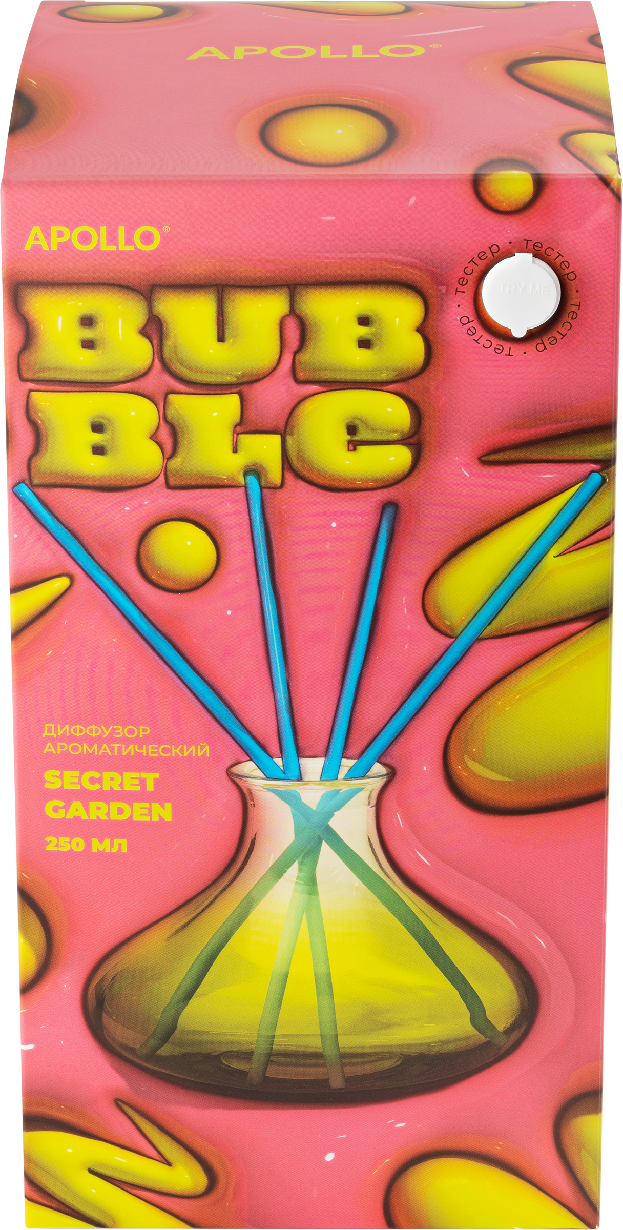 Изображение товара Ароматический диффузор APOLLO Bubble Secret garden 250 мл для уютного интерьера