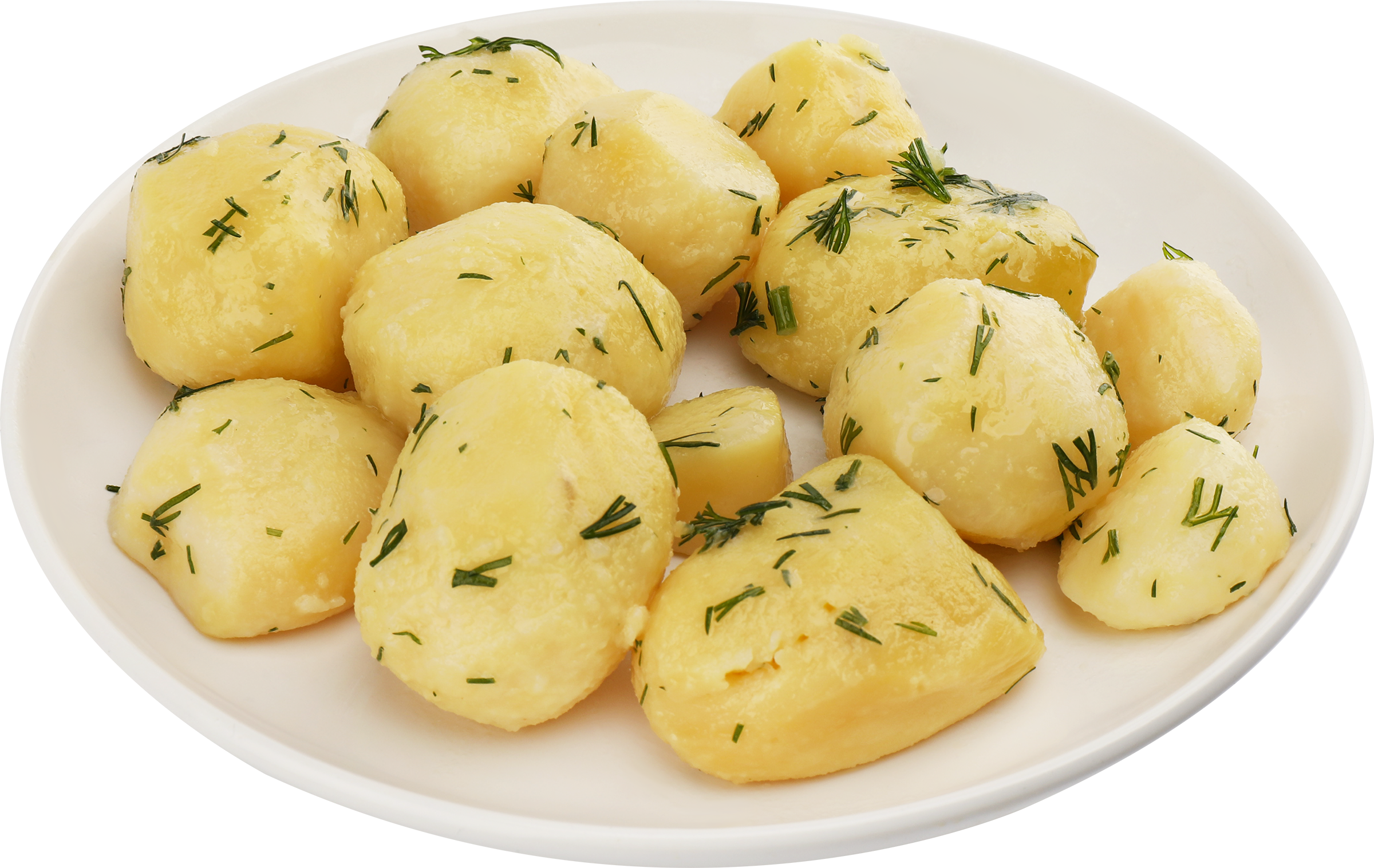 Изображение товара Картофель отварной с укропом ЛЕНТА FRESH готовый полуфабрикат 089400 Россия