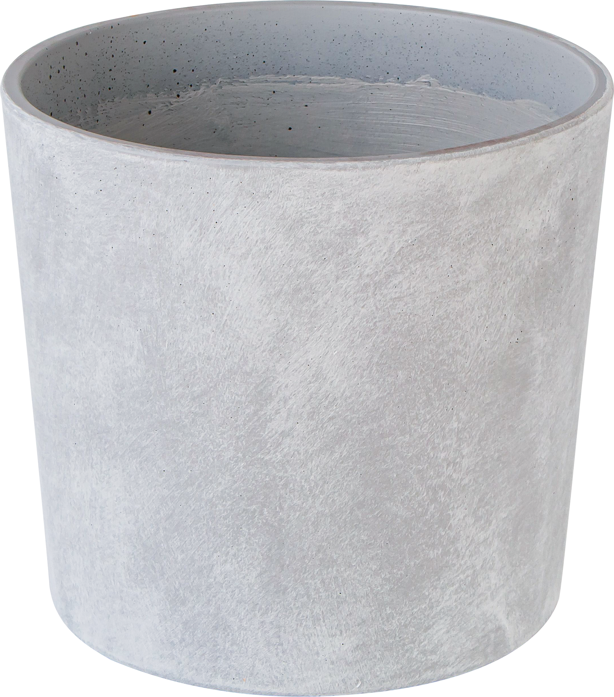 Изображение товара Кашпо КОМПОЗИТ Замша №4 22 см, бетон, пепельный кедр