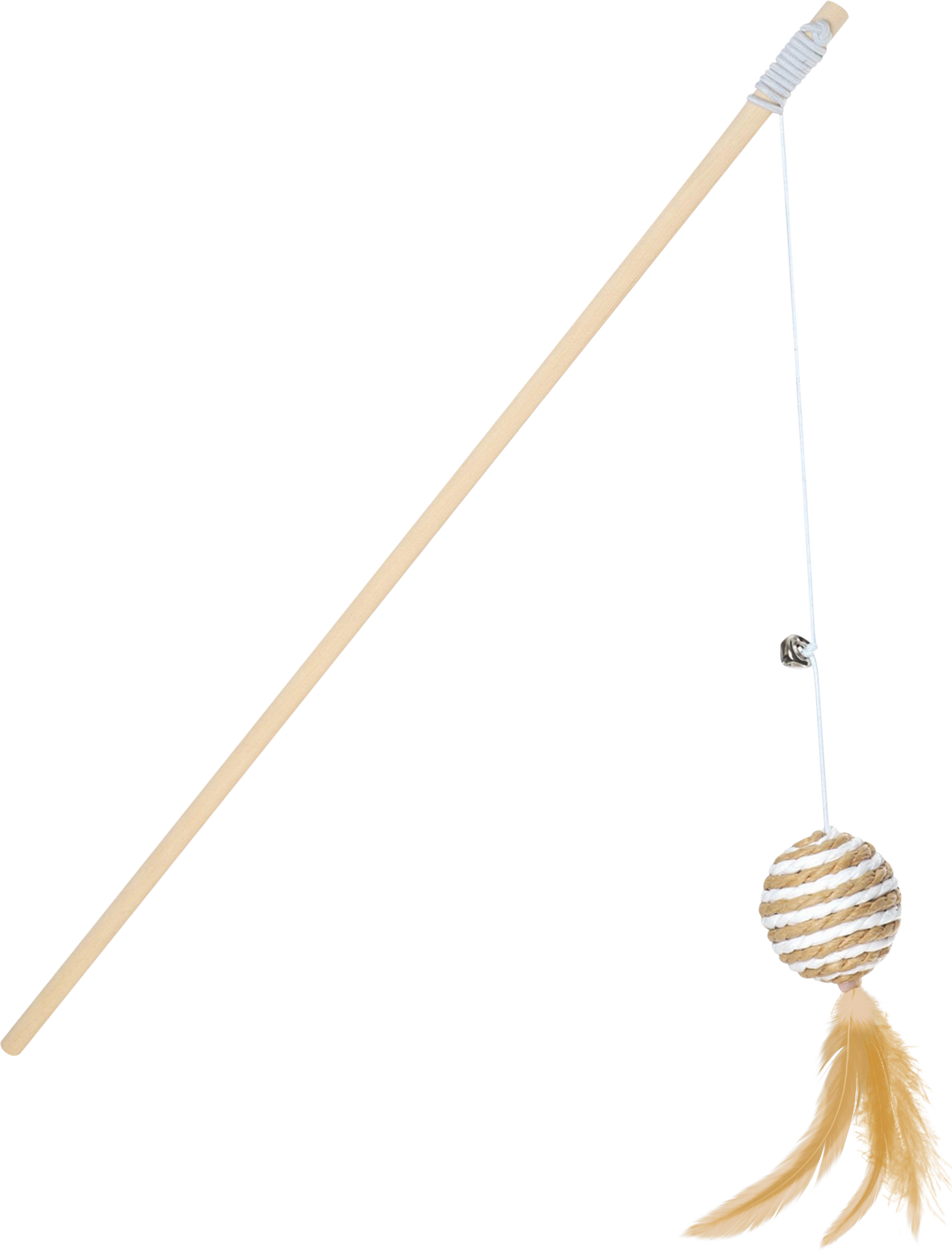 Изображение товара Игрушка TRIOL Шарик с пером на палочке - d=40мм/400мм