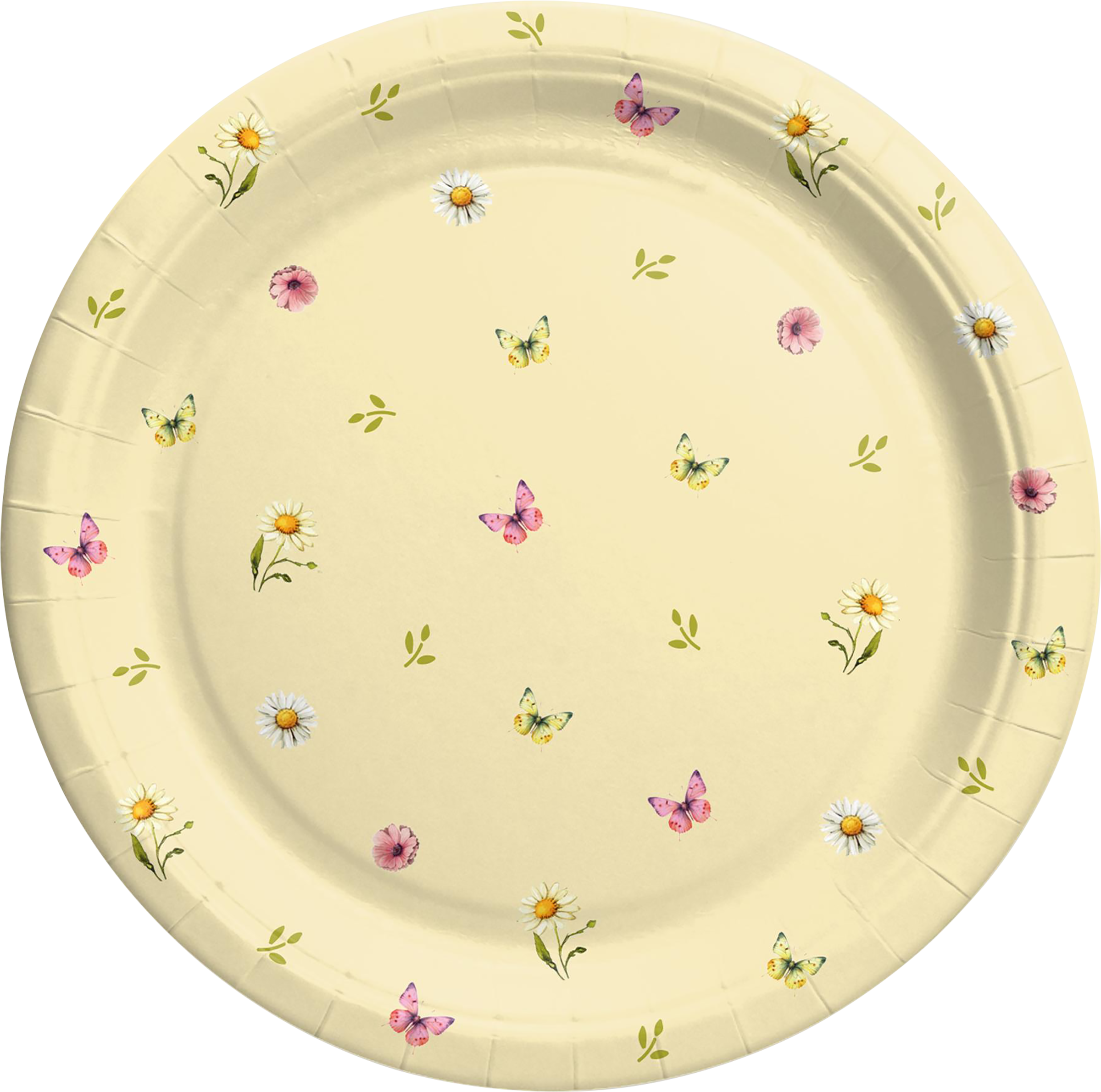 Изображение товара Тарелки бумажные CITY HOME TRADE Пасха 23см, желтые, Арт. PLT23, 6шт