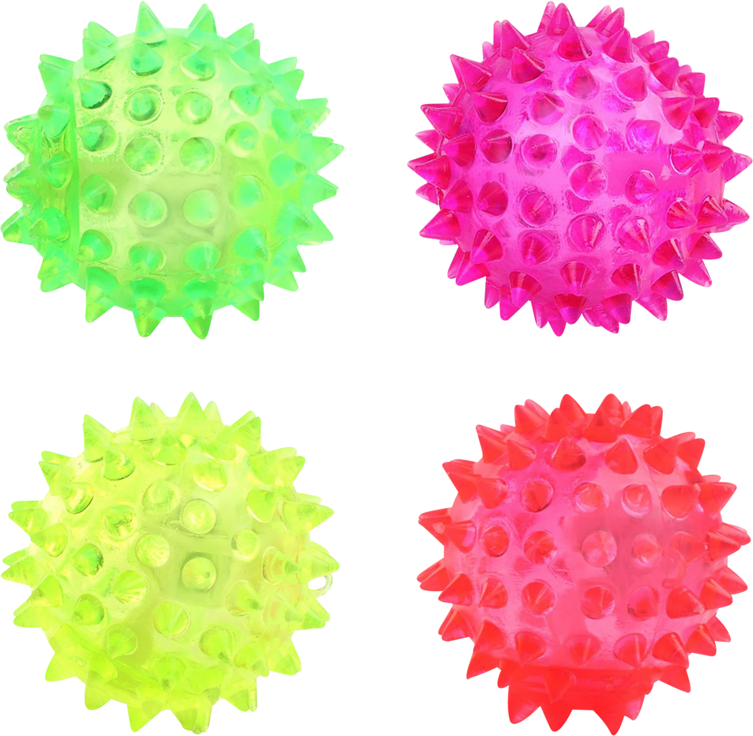 Изображение товара Игрушка для собак TRIOL Мяч прозрачный с шипами d=55мм