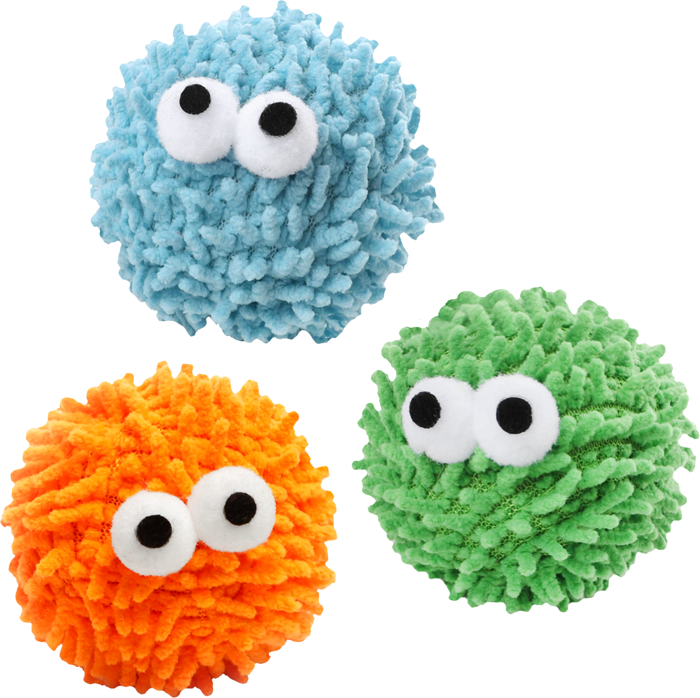 Изображение товара Игрушка для кошек TRIOL Веселый монстрик d=60мм