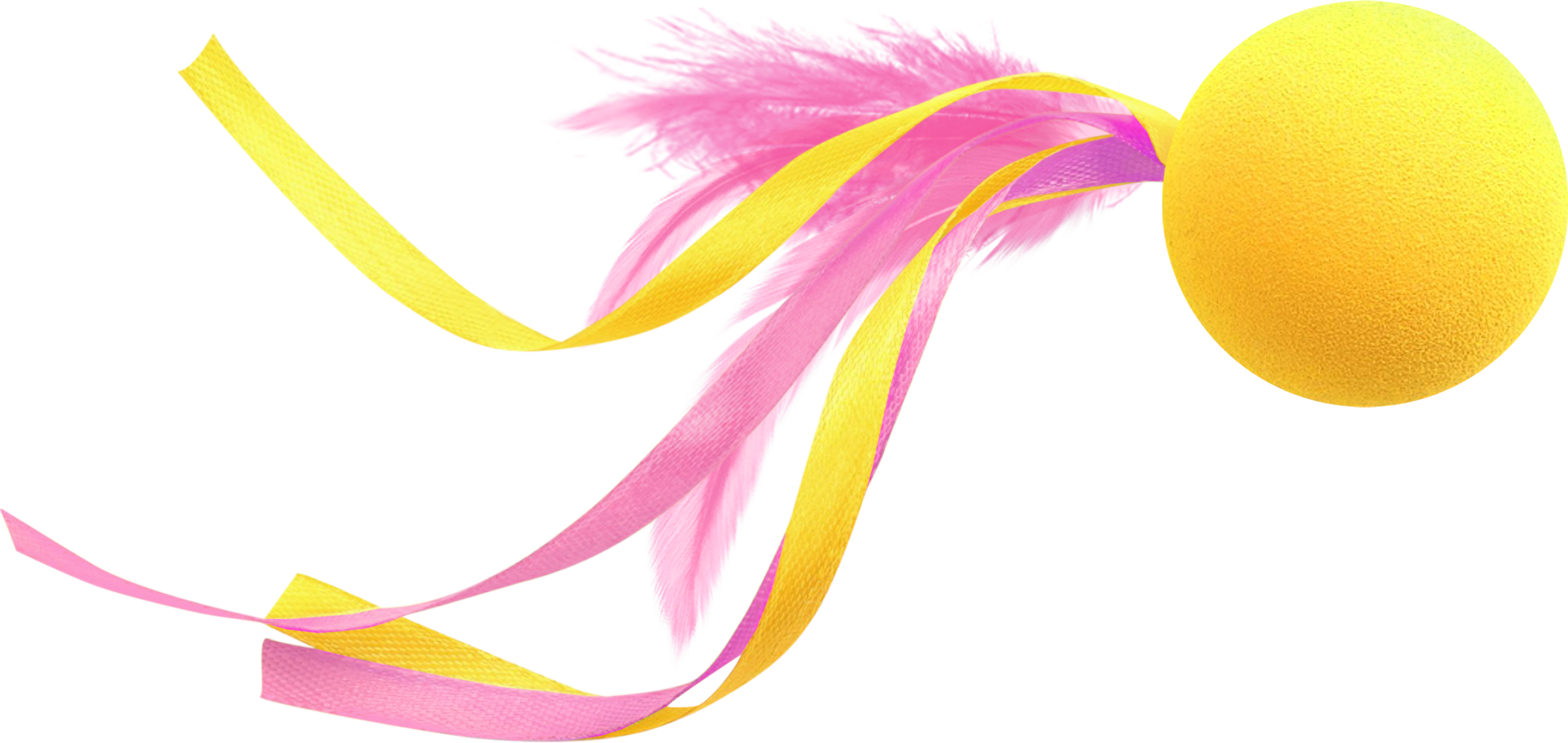 Изображение товара Игрушка для кошек TRIOL Мяч с ленточками d=40мм/170мм