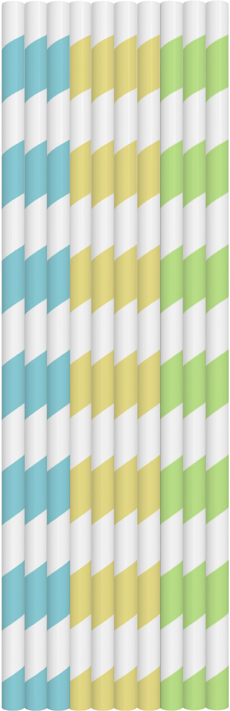 Изображение товара Трубочки бумажные для напитков CITY HOME TRADE Пасха, Арт. PSTR, 20шт