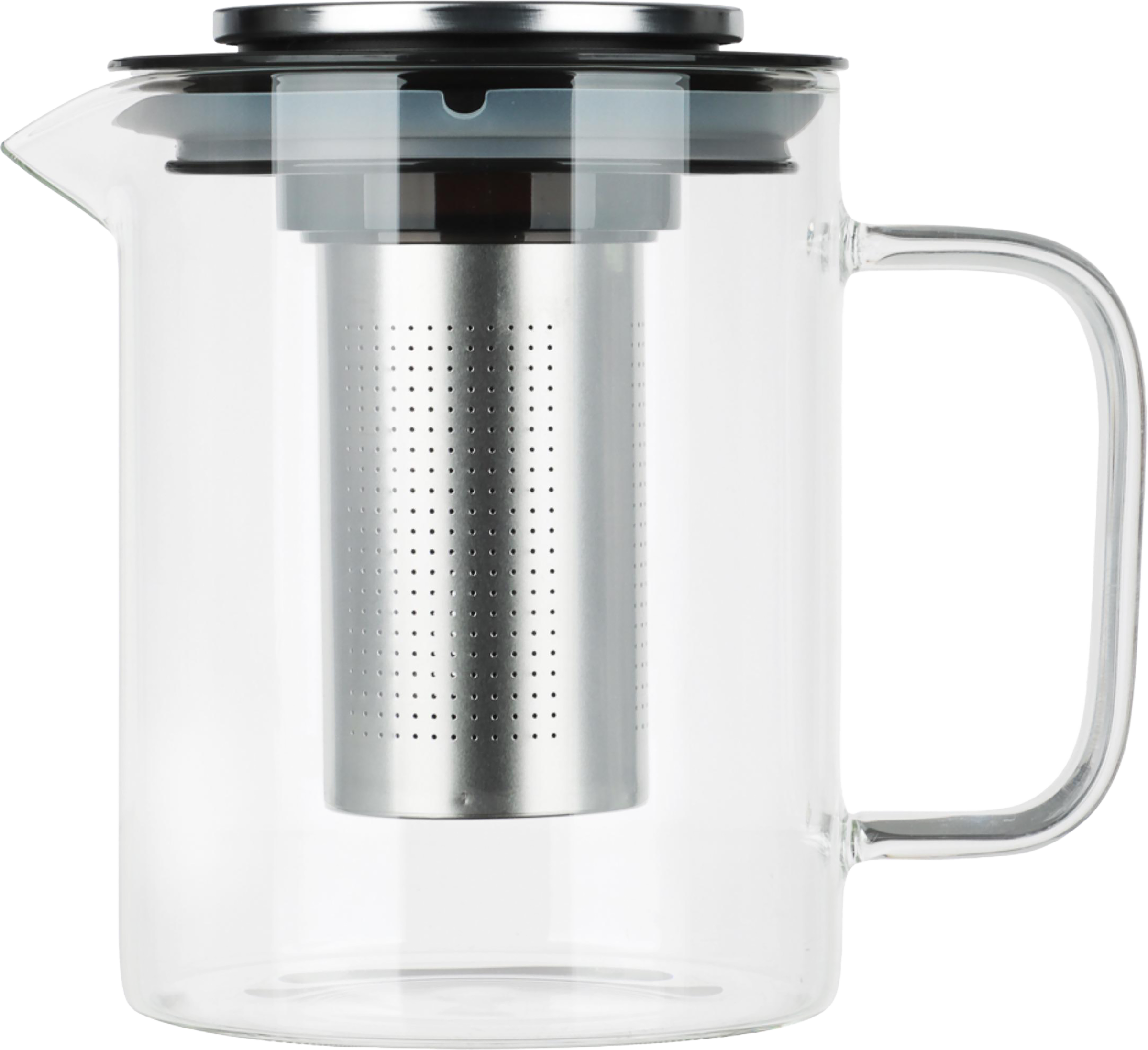 Изображение товара SATOSHI Монблан чайник заварочный 1.2 л из нержавеющей стали и стекла