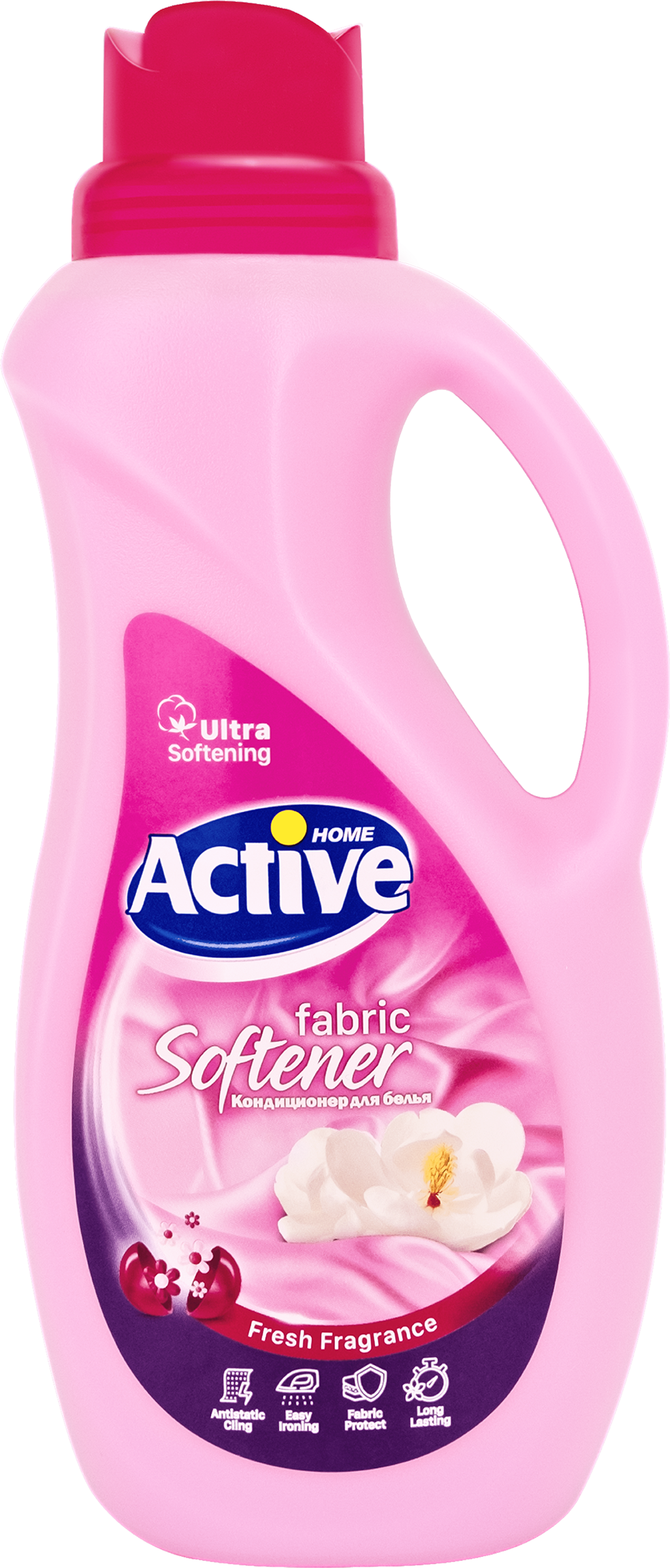 Изображение товара Кондиционер ЧТМ fantasy brands ACTIVE для всех видов тканей 1.5л с цветочным ароматом