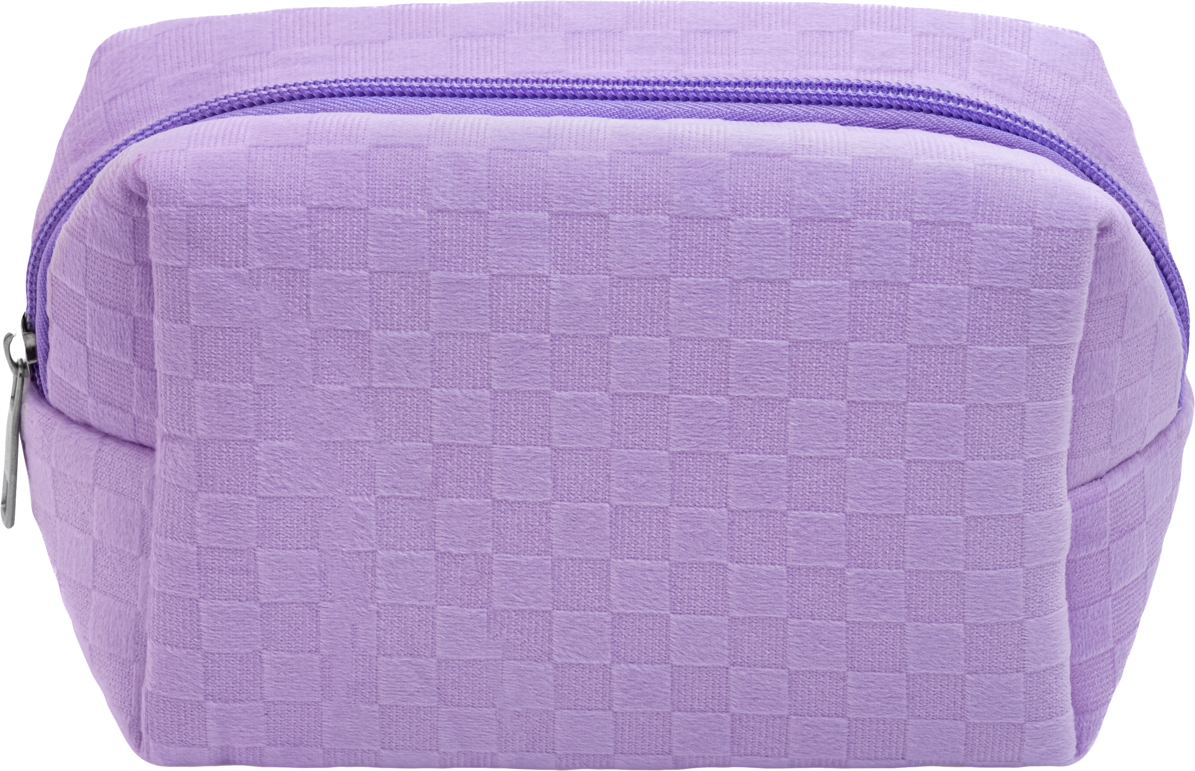 Изображение товара Косметичка SHINEWELL бархатная сиреневая на замке