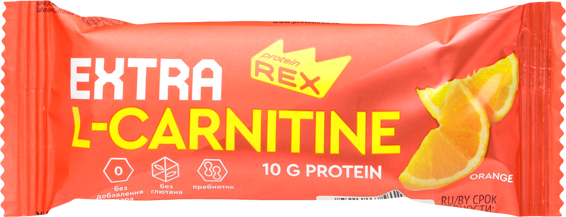 Изображение товара PROTEINREX Extra Апельсин с L-карнитином, 40 г