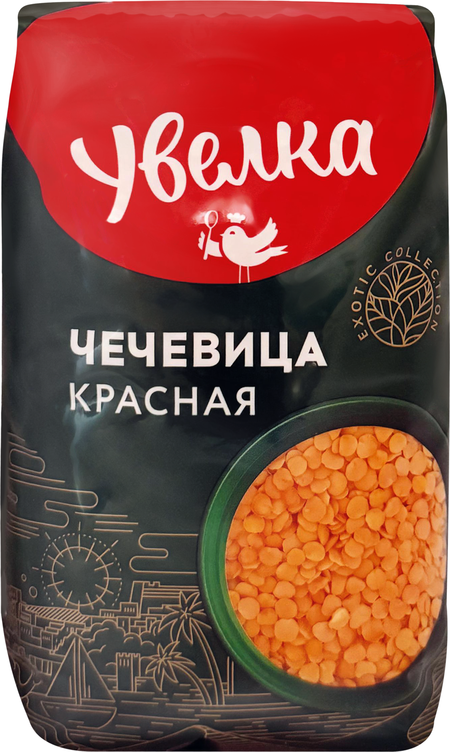 Изображение товара Чечевица красная УВЕЛКА, 450г