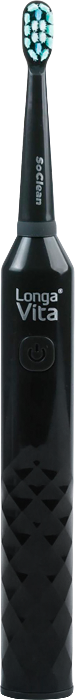 Изображение товара Зубная щетка электрическая LONGA VITA 6 режимов чистки, 4 насадки, черная
