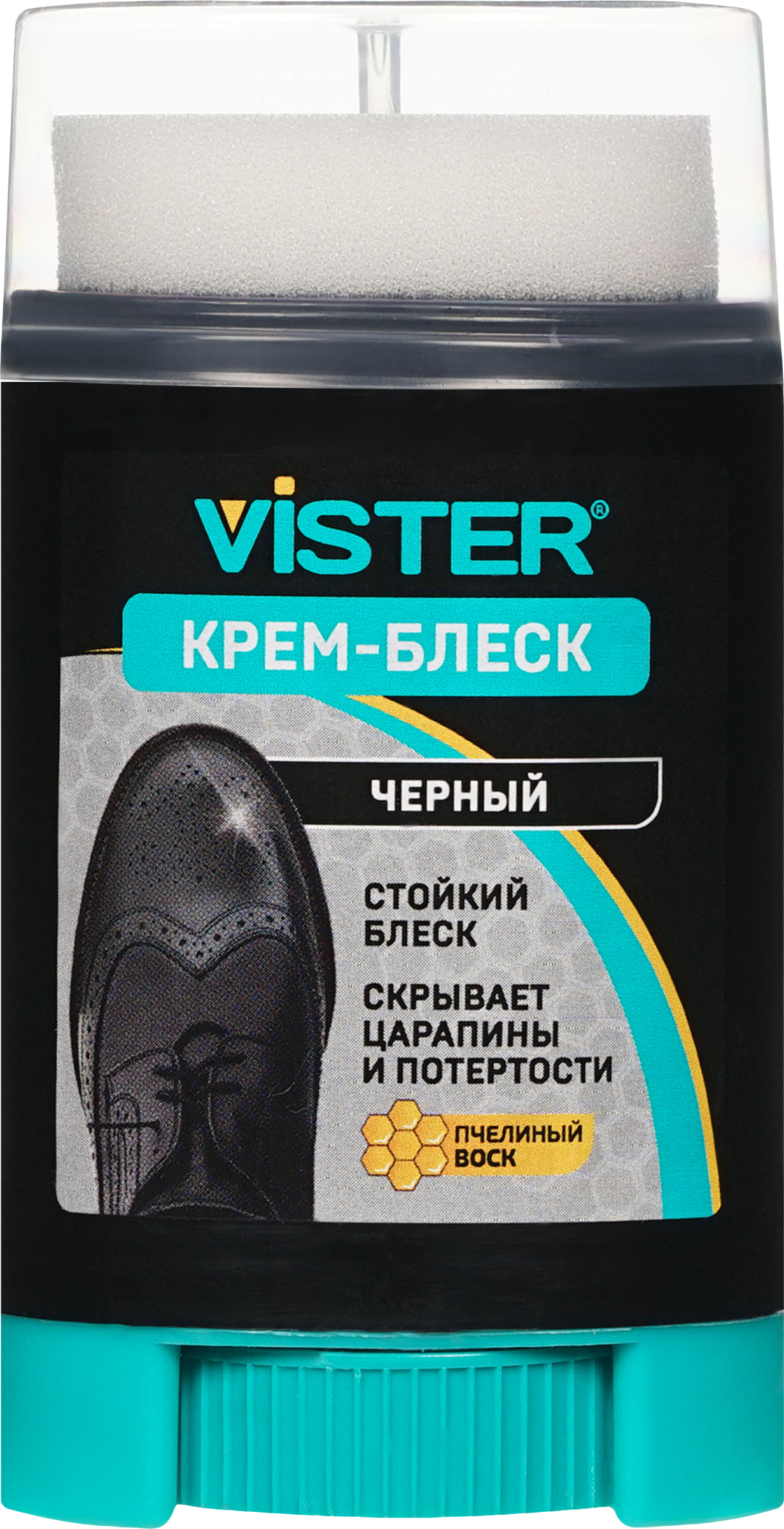 Изображение товара Крем-краска для обуви из гладкой кожи VISTER Comfort черная, 50мл