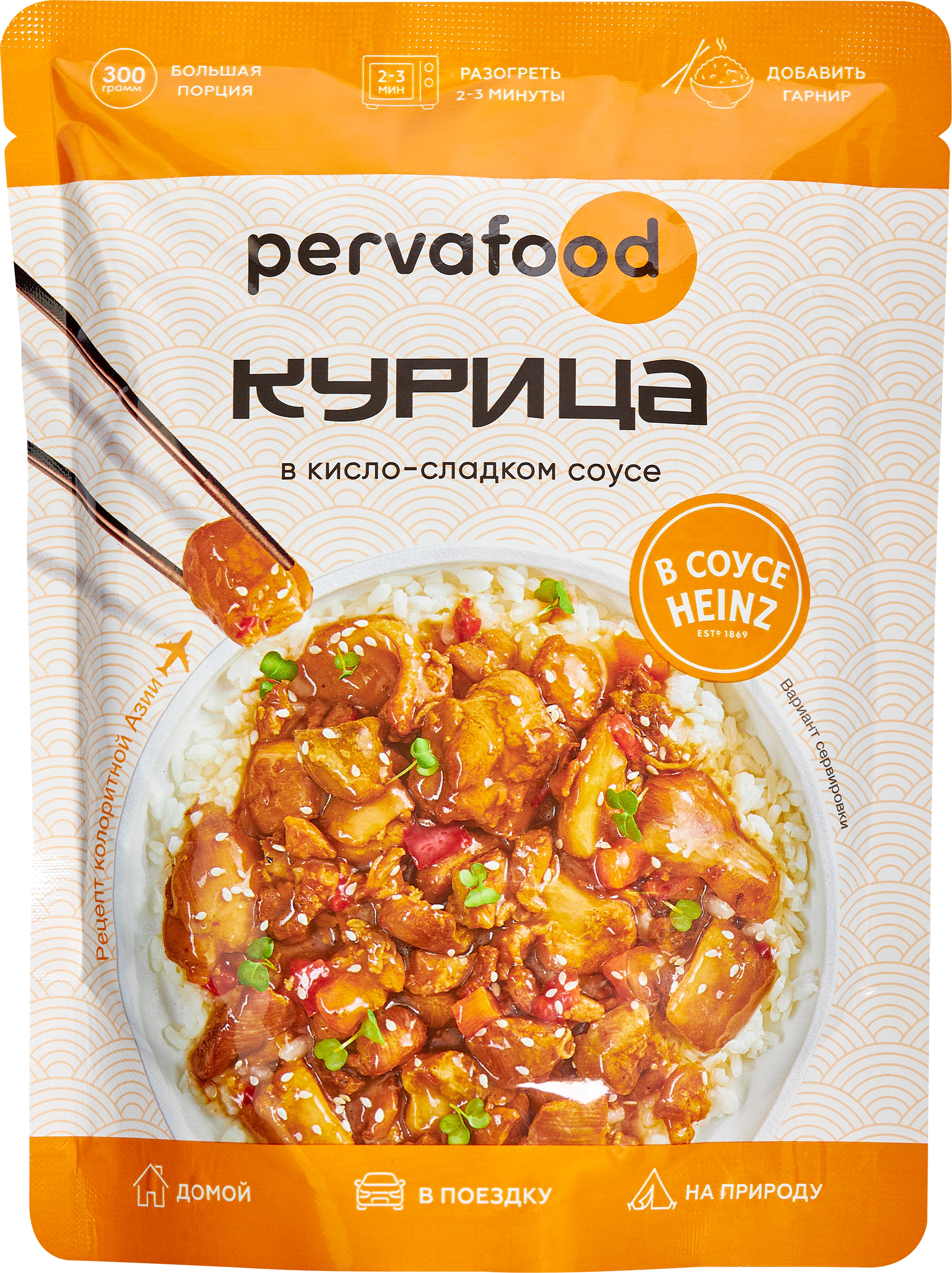 Изображение товара Курица PERVAFOOD в кисло-сладком соусе 300г