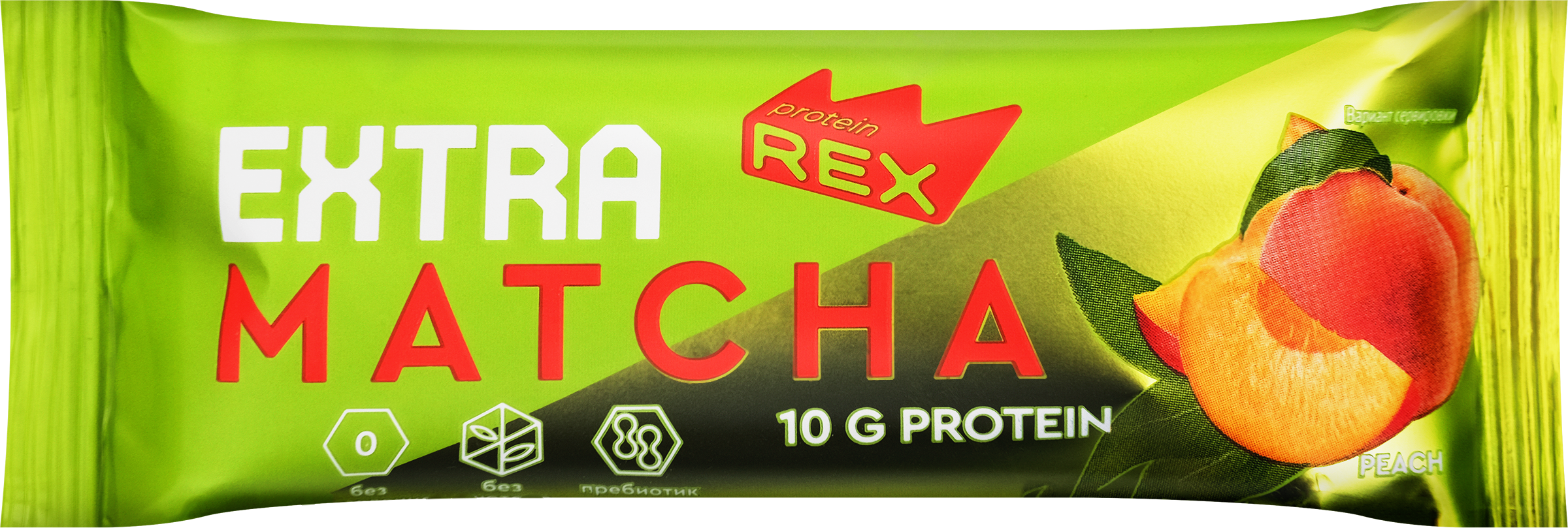 Изображение товара Батончик PROTEINREX Extra Матча-персик, 40г