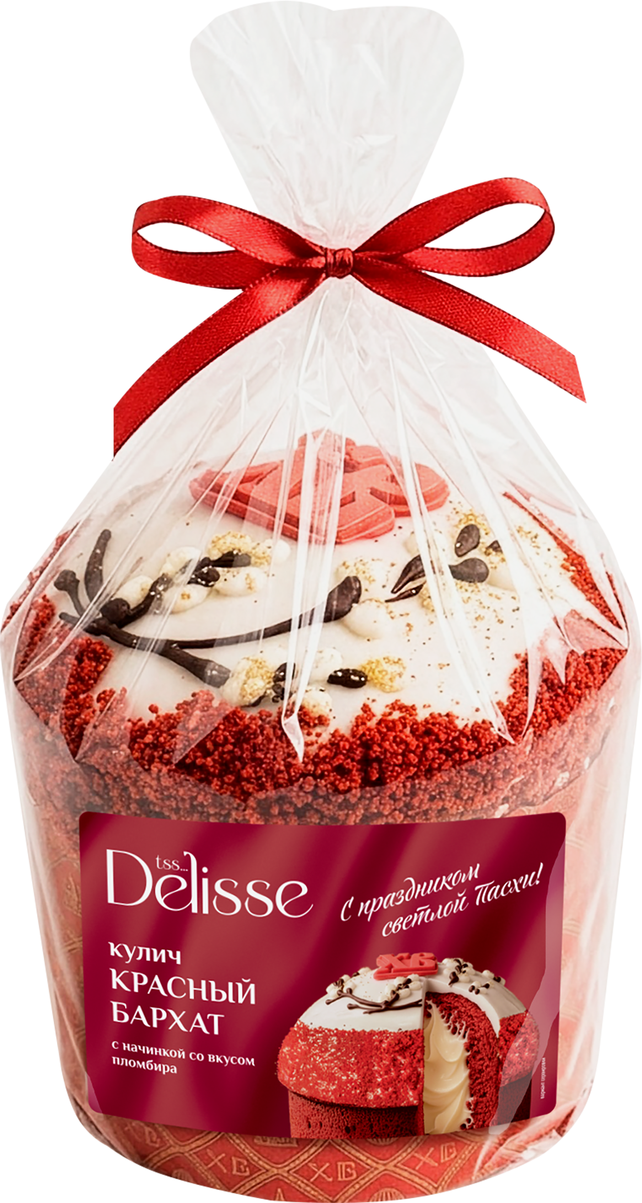 Изображение товара Кулич DELISSE Красный бархат, 600г