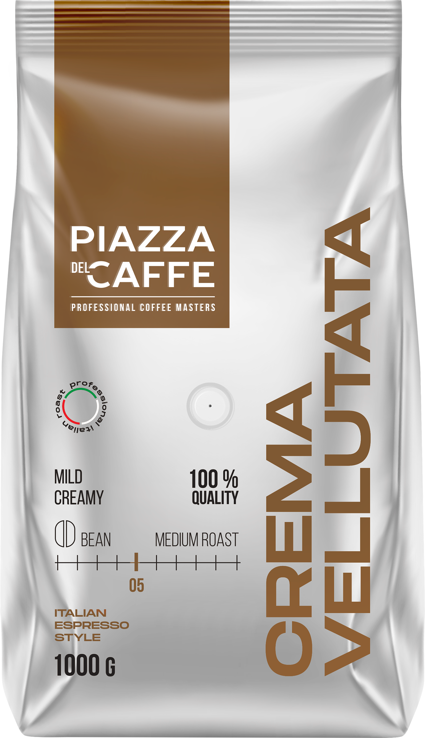 Изображение товара Кофе зерновой PIAZZA DEL CAFFE Крема Велютата, 900г