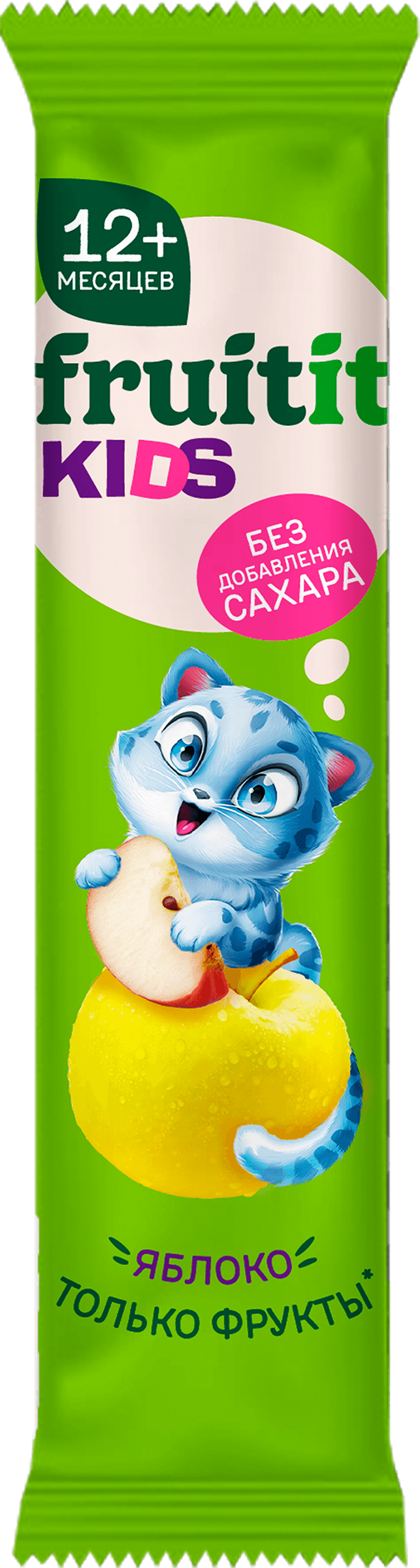 Изображение товара Лента фруктовая детская FRUIT IT KIDS Яблоко, без сахара, с 12 месяцев, 15г