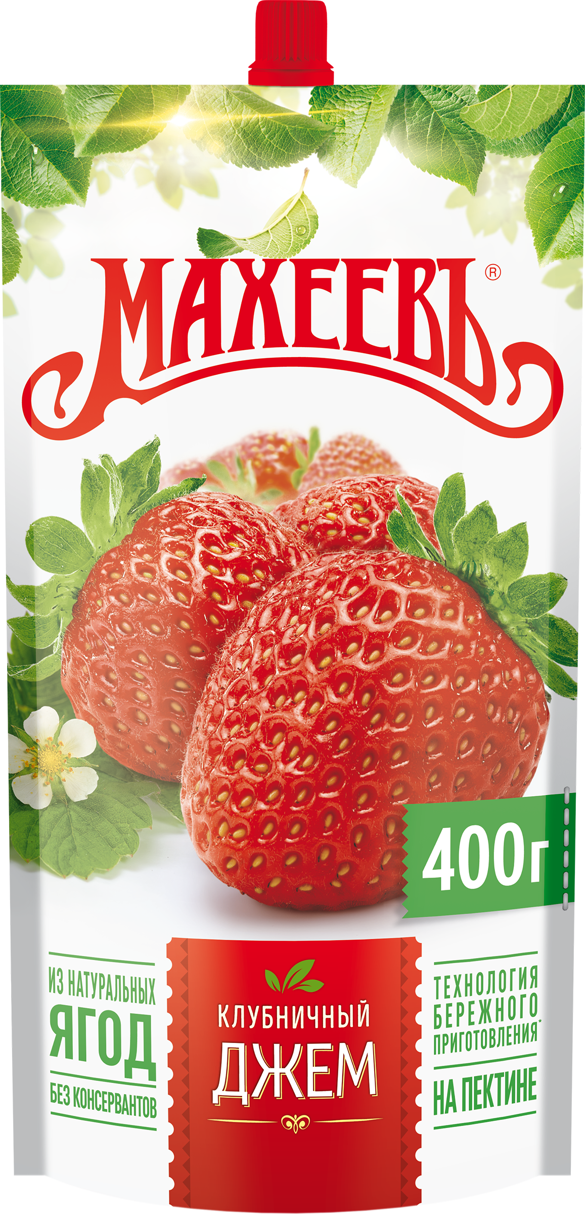 Изображение товара Джем МАХЕЕВЪ Клубничный, 400г