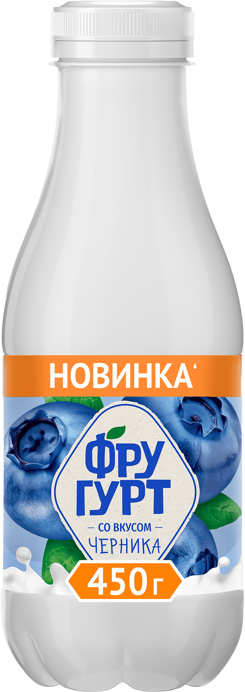 Изображение товара Напиток кисломолочный ФРУГУРТ черника 1% без змж